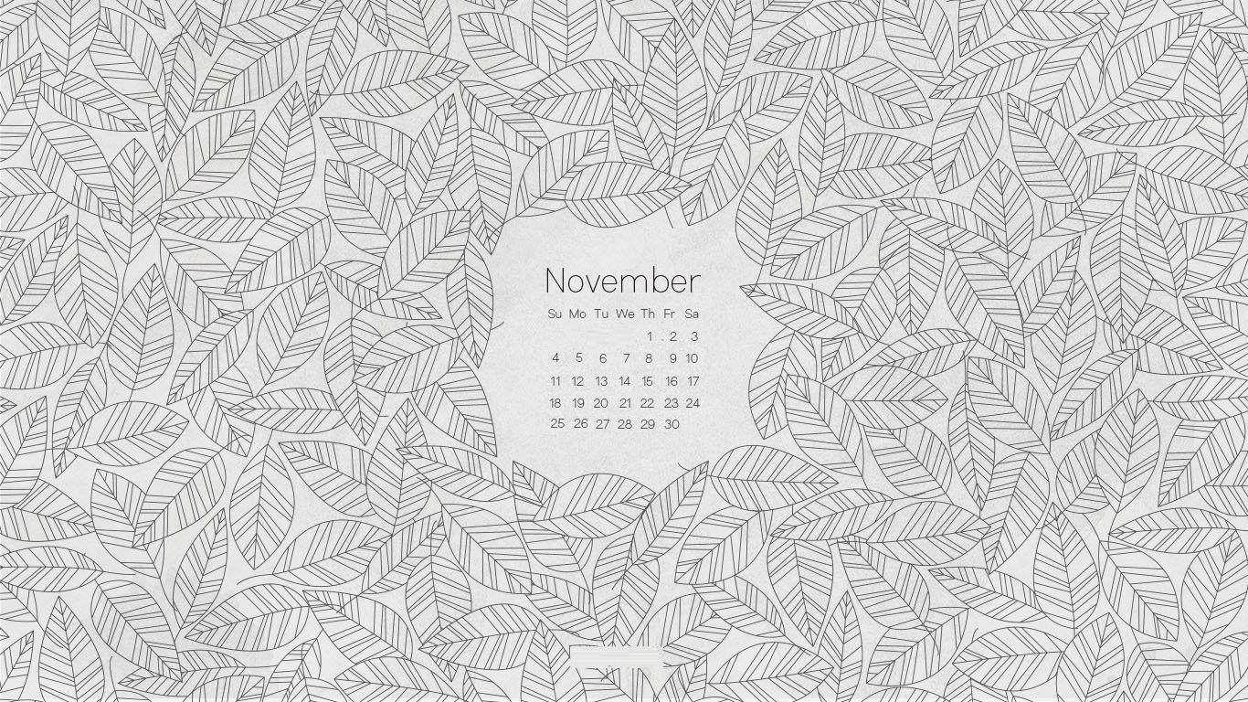 November 2018 Calendar Wallpapers
