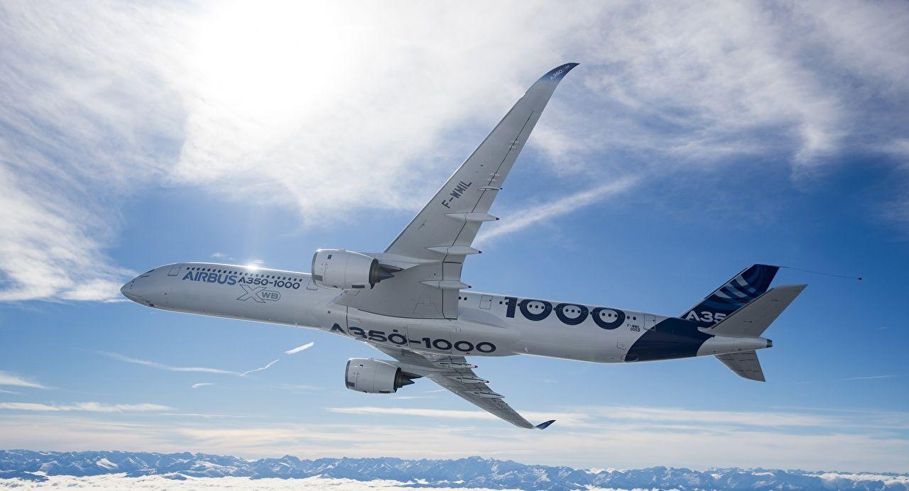 Wallpaper Airbus Airplane Passenger Airplanes A350 1000 Flight