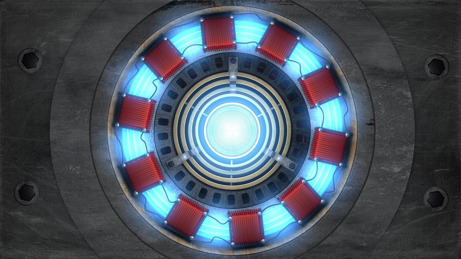 Iron Man's ARC reactor powered electromagnet chest piece HD