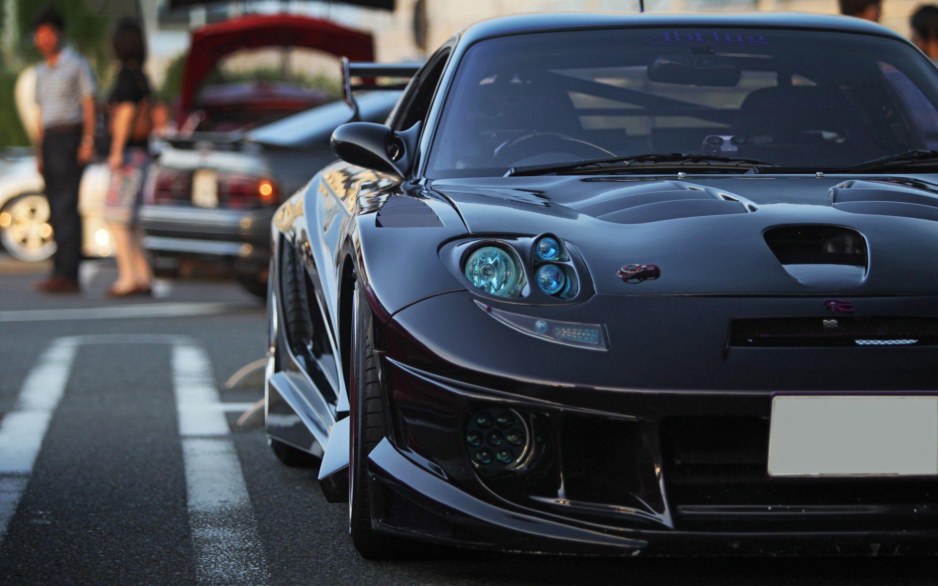 Black mazda rx7