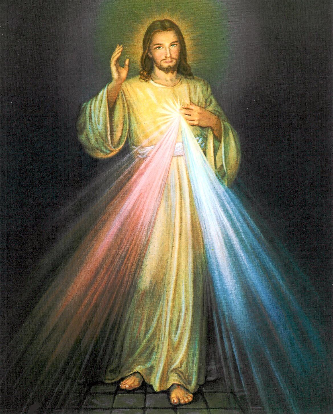 High Resolution Divine Mercy Image. Daniel O'Connor's Blog