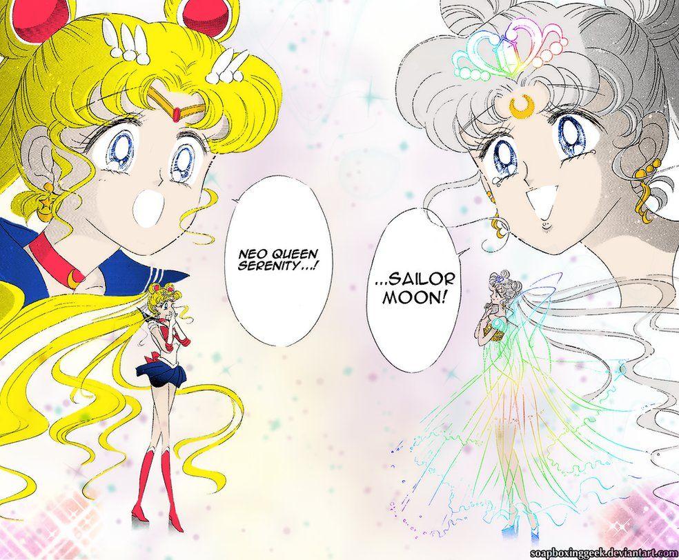 Neo Queen Serenity Meets Sailor Moon