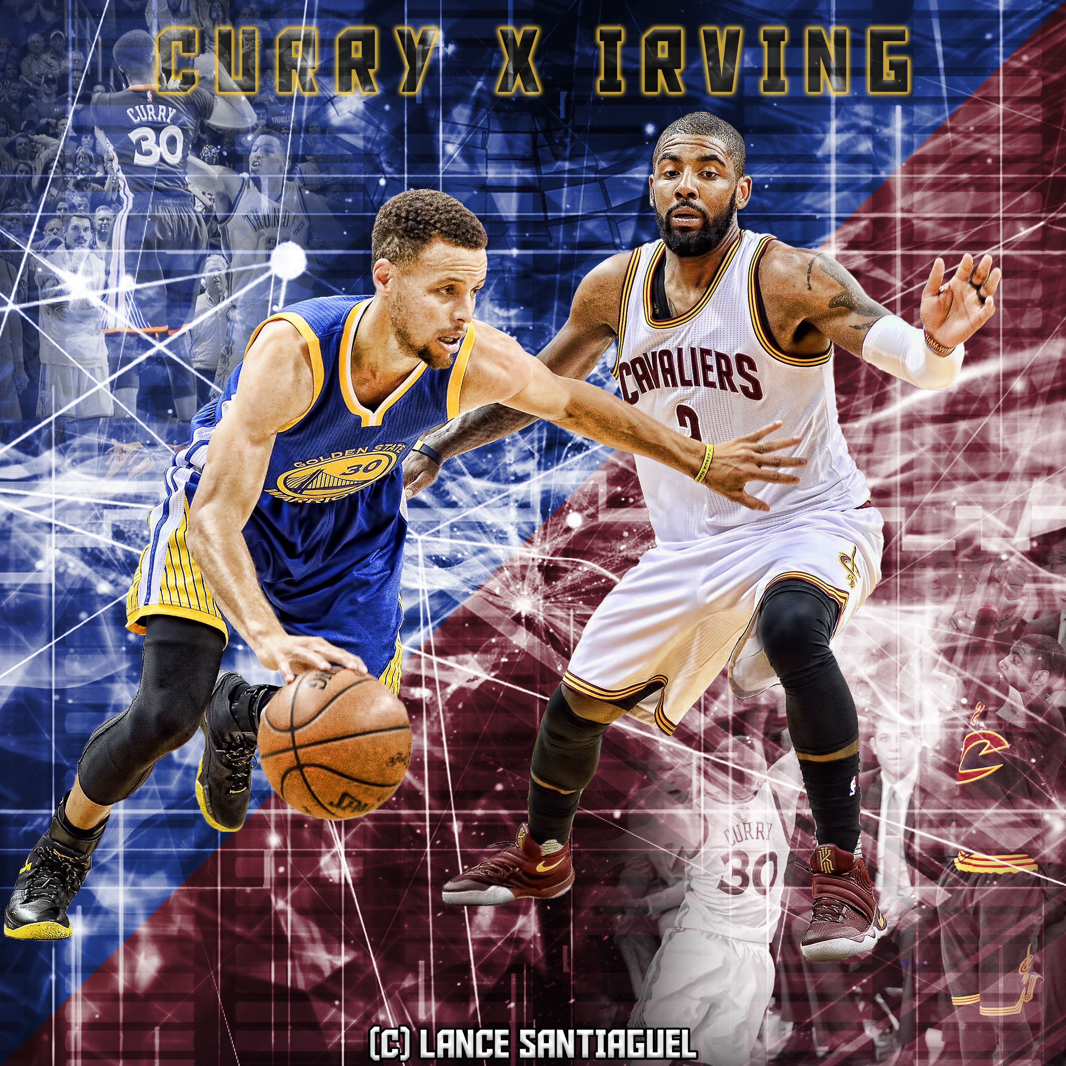 Stephen Curry Vs Kyrie Irving by Lancetastic27.