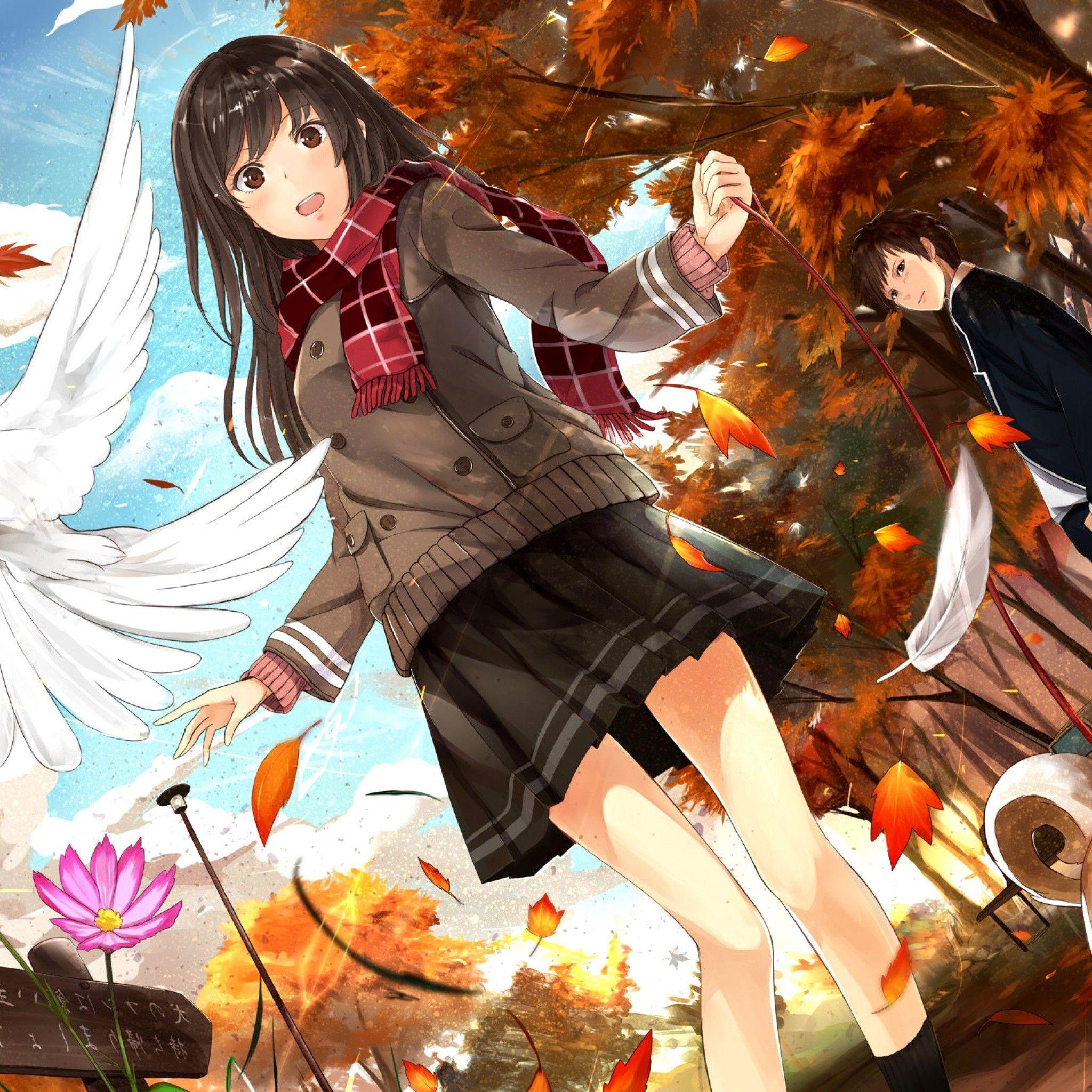 Kazabana Fuuka to see more Thanksgiving Anime wallpaper