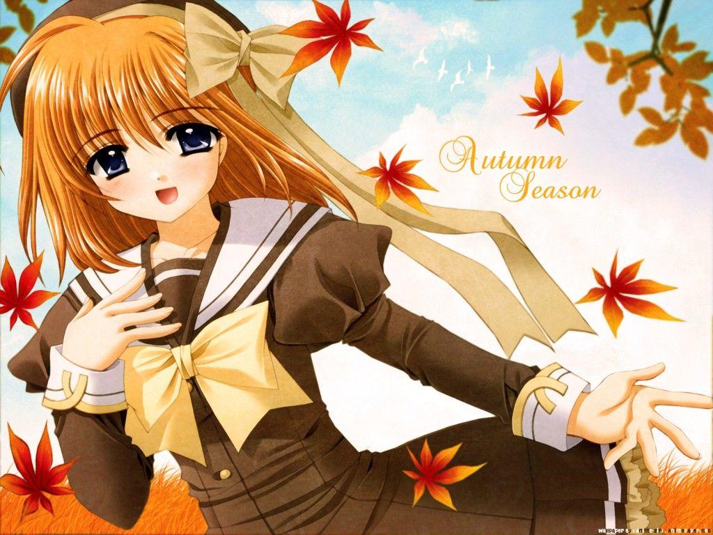 Chibi Anime Girl Thanksgiving