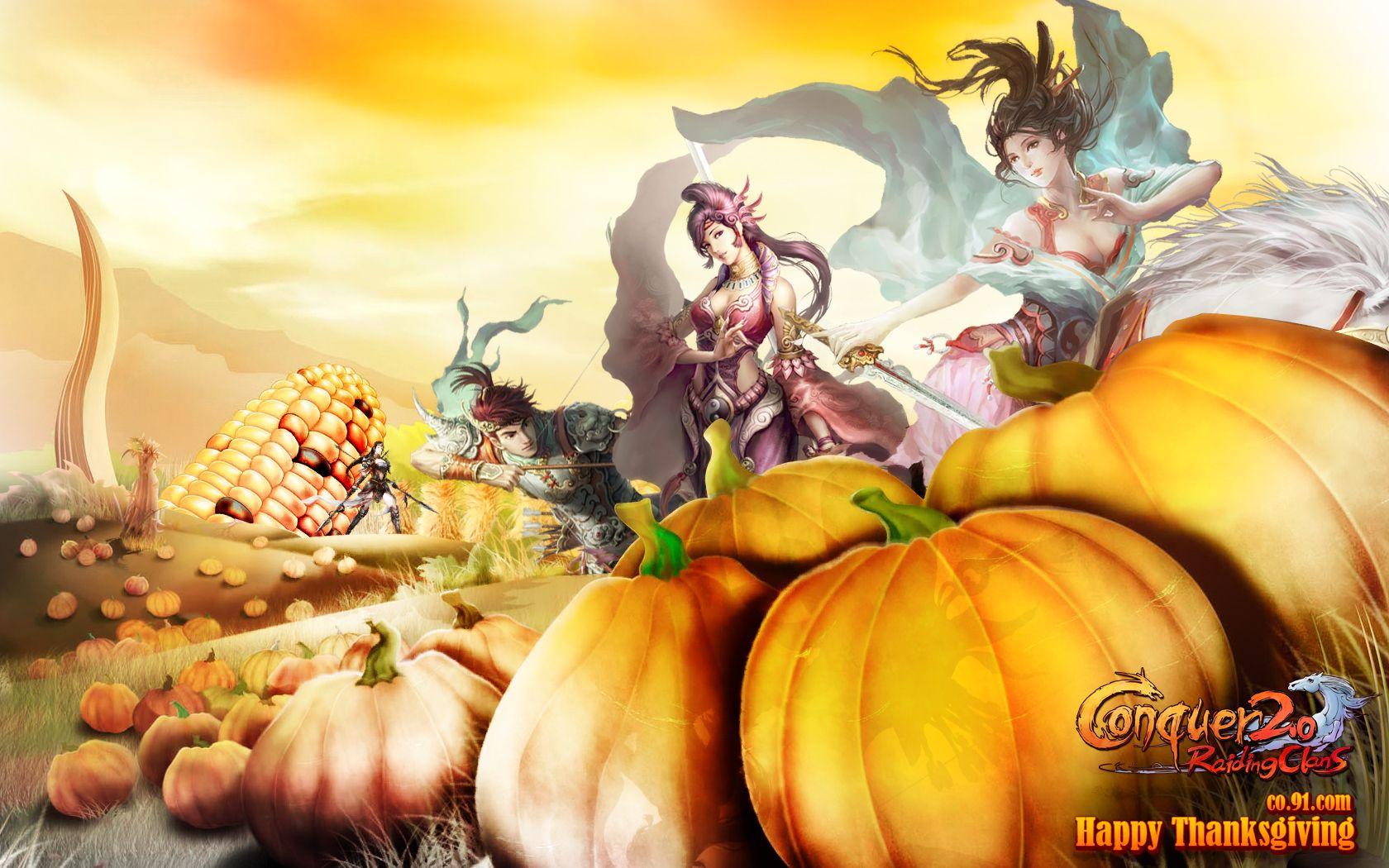 Happy Thanksgiving Conquer Online Wallpaper 66 1680x1050