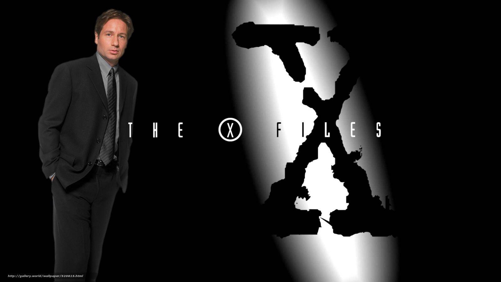 Download Wallpaper The X Files, The X Files, Series, Fox Mulder Free