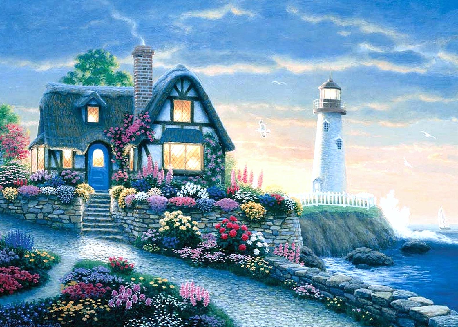 Lighthouse Drawing Wallpapers - Wallpaper Cave