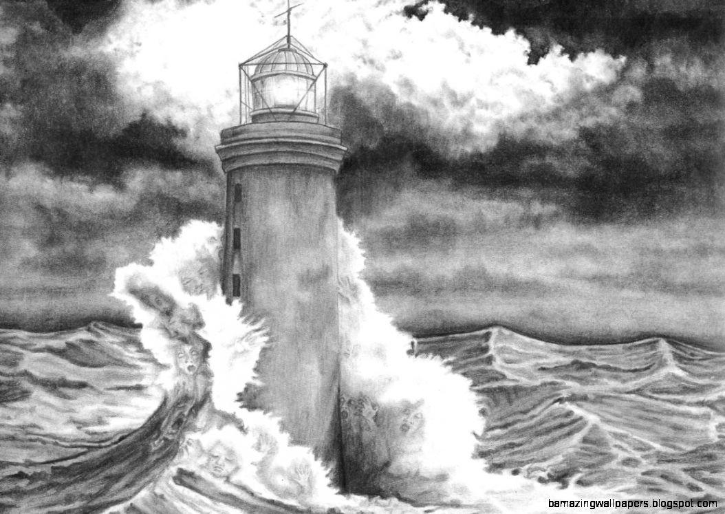Lighthouse Drawing Wallpapers - Wallpaper Cave