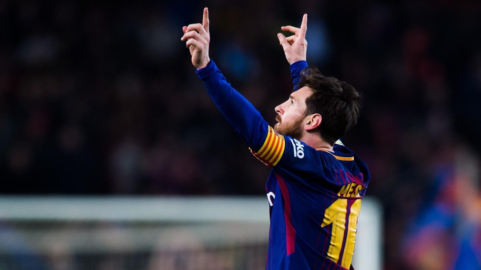 Philippe Coutinho, Lionel Messi and Luis Suarez score in Barcelona
