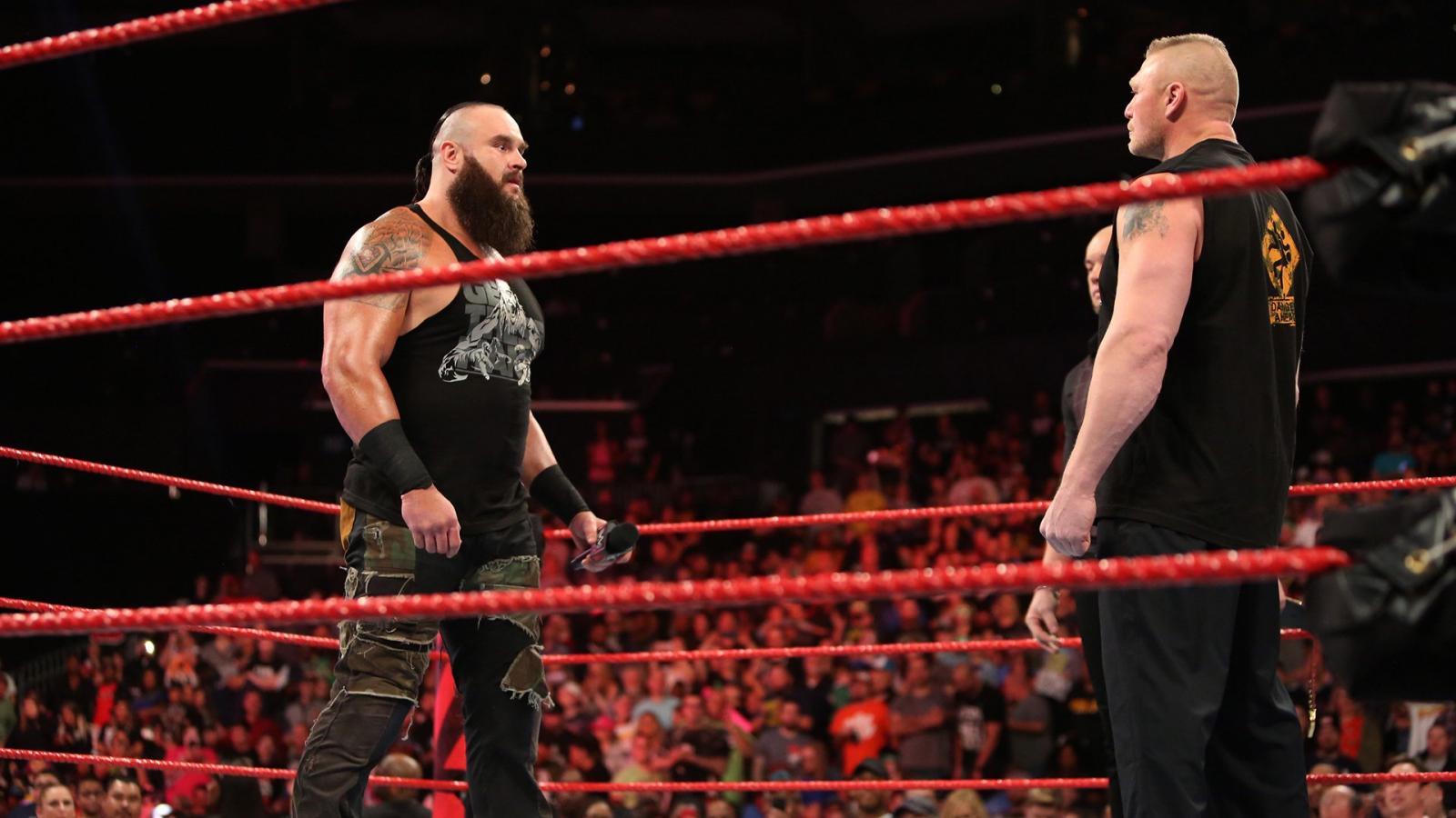 Brock Lesnar WWE Raw Braun Strowman Crown Jewel Champion