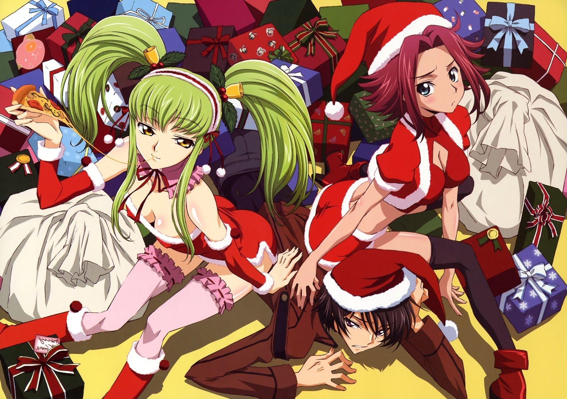 Anime Christmas Wallpaper background picture