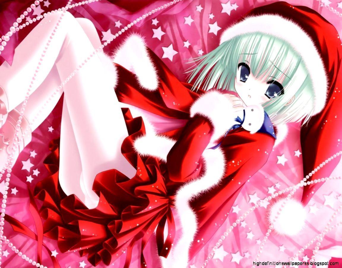 High Quality Anime Girls Christmas Wallpaper. High Definitions