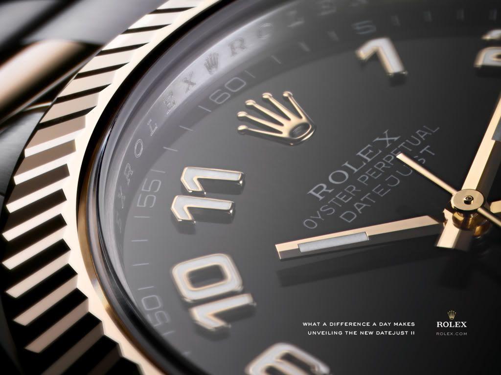 Rolex Oyster Perpetual Datejust II Watch Dial Detail. Watches