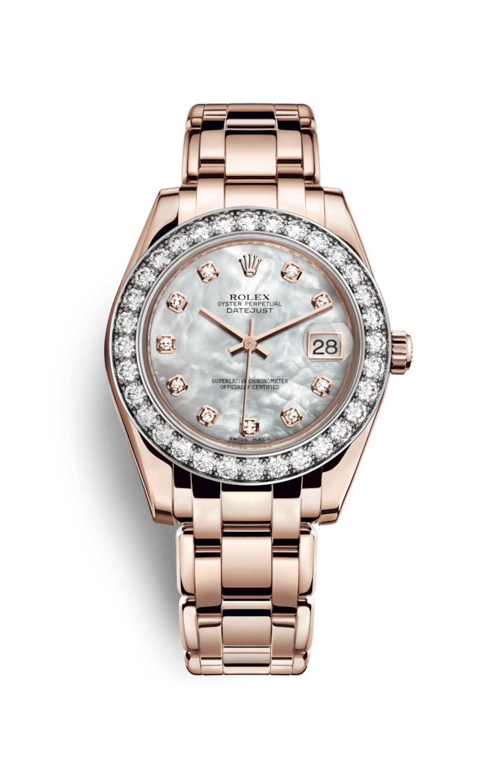 Rolex Pearlmaster 34 Watch: 18 ct Everose gold