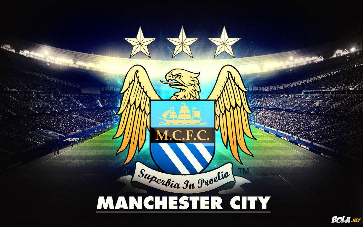 1228x768px Manchester City Logo Wallpaper