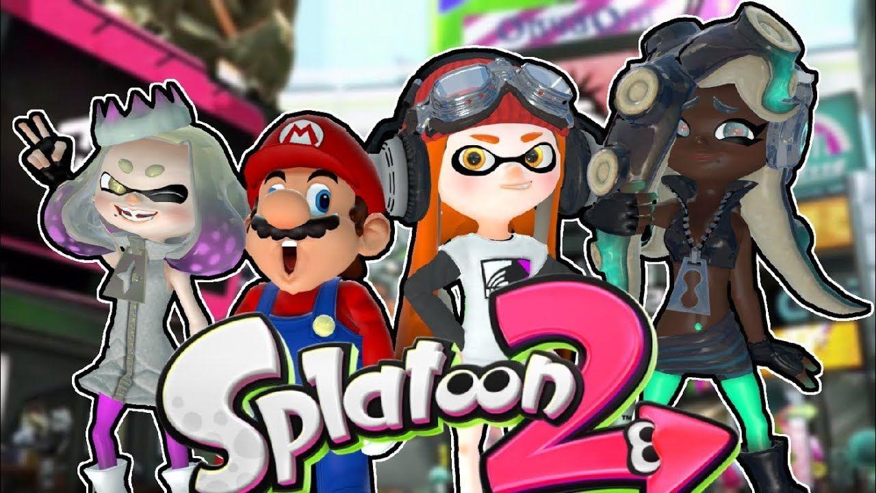 If Mario was in. Splatoon 2 (FANMADE)
