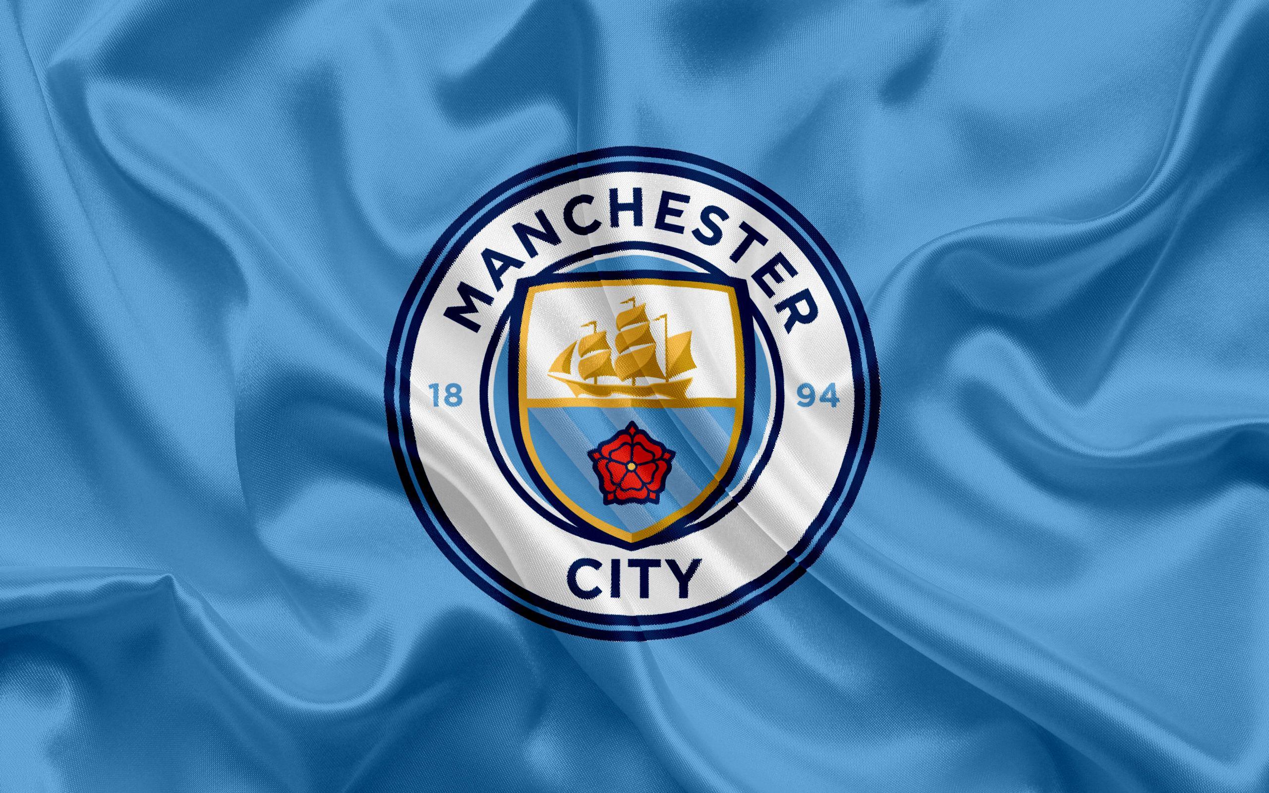 Download wallpaper Manchester City, Football Club, New emblem