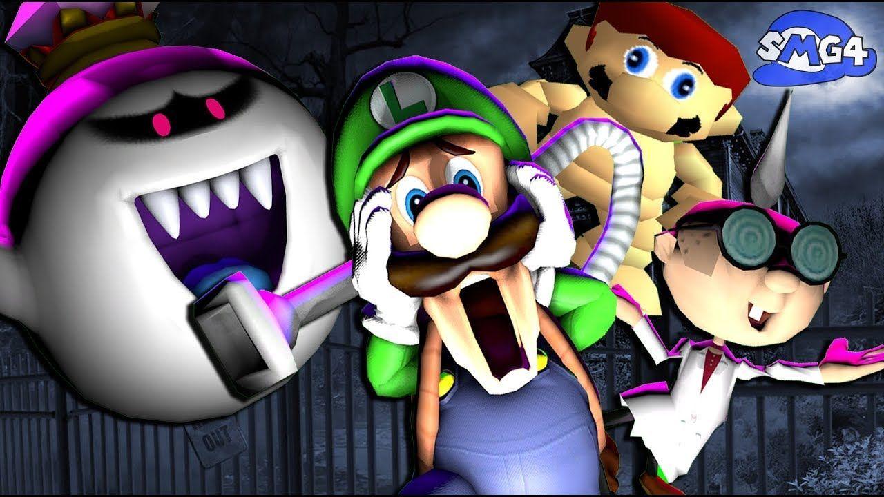 SMG4: Stupid Luigi's Mansion. Super Mario 64 Bloopers