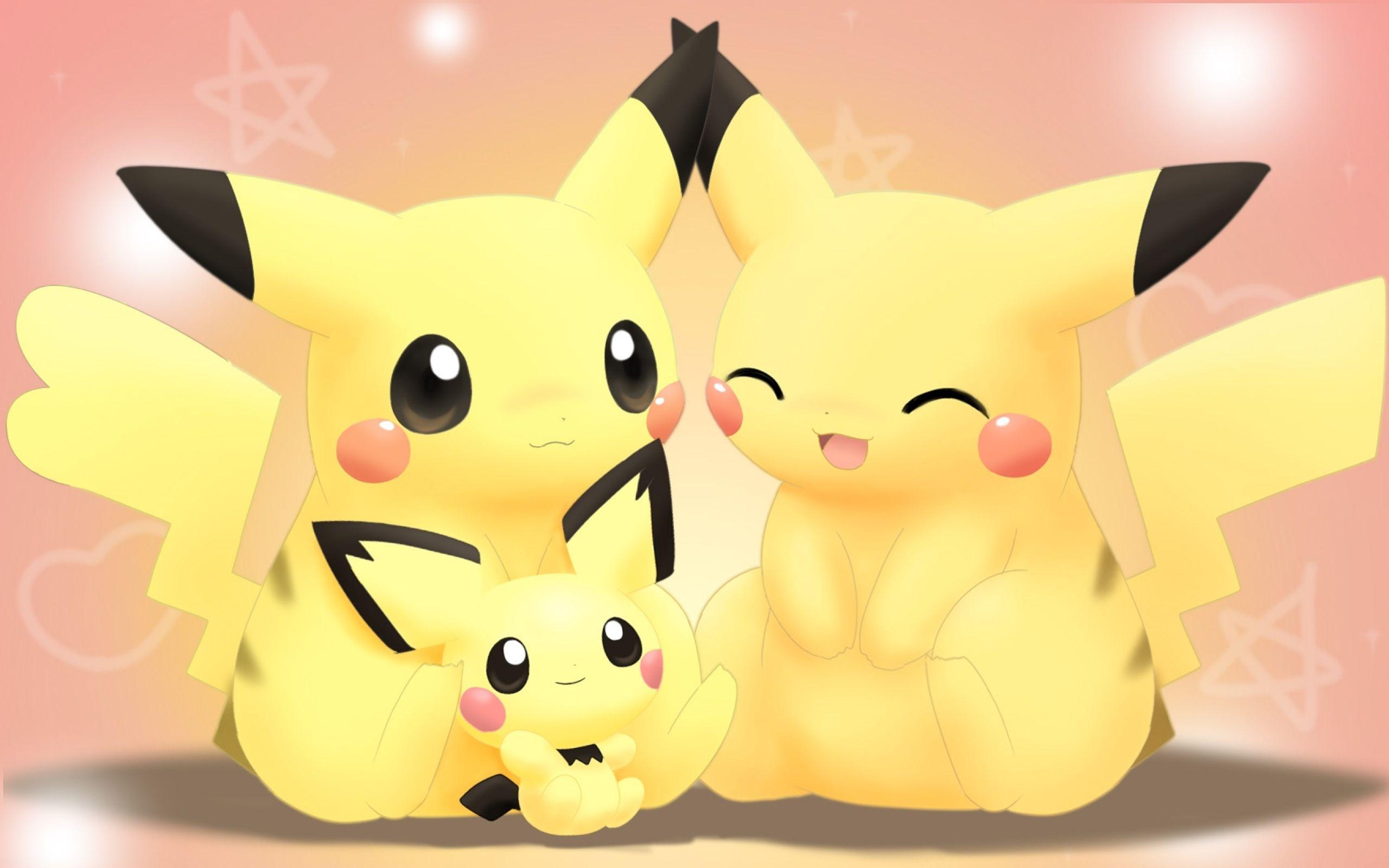 Pikachu Family Wallpaperx1600