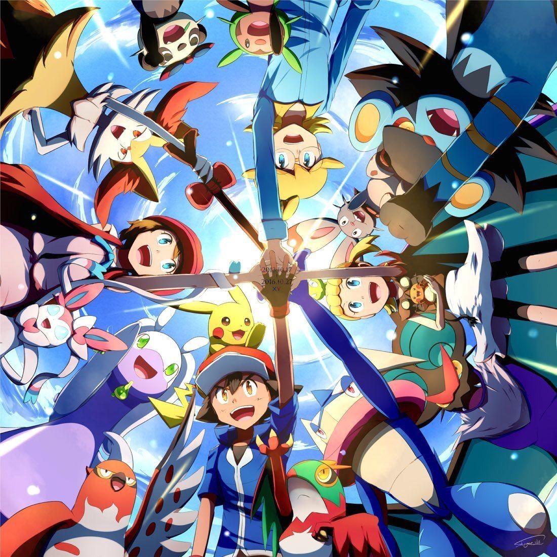 Pokemon X And Y Anime Characters