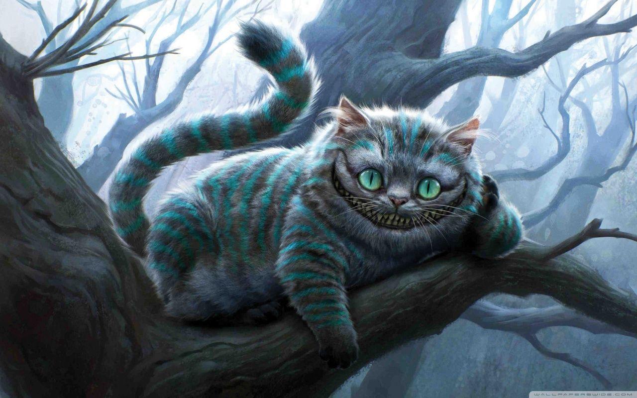 Cheshire Cat Artwork, Alice In Wonderland ❤ 4K HD Desktop Wallpaper