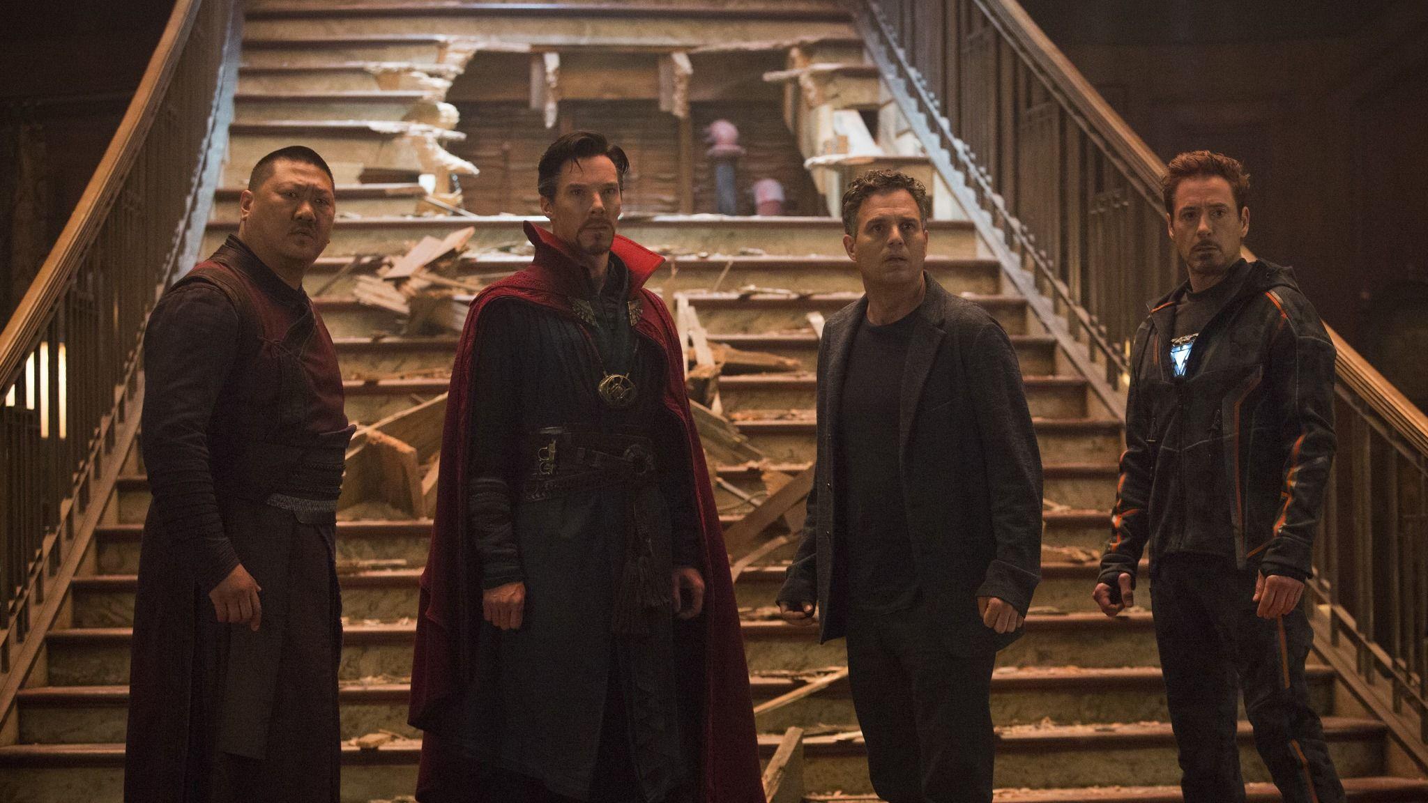 Tony Stark Doctor Strange Bruce Banner And Wong
