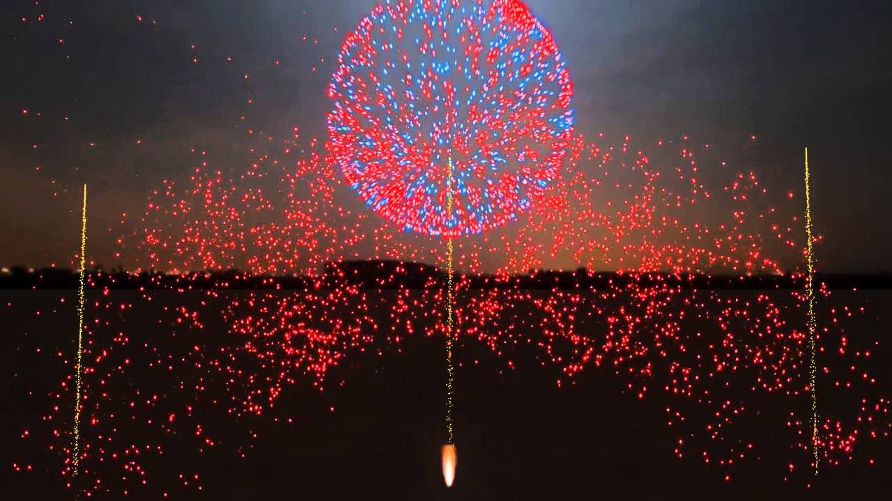 3D Fireworks Display Live Wallpaper