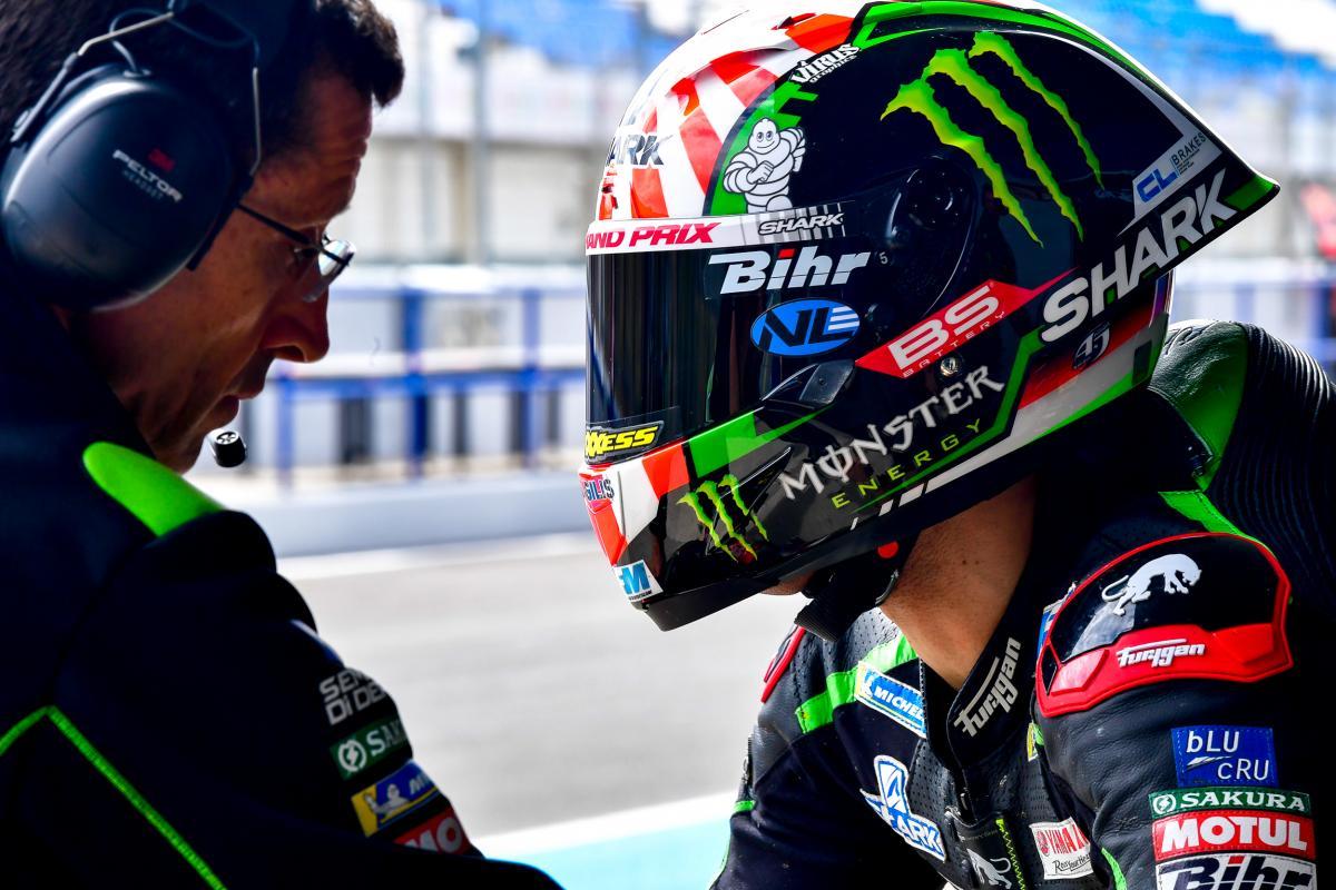 Zarco ahead of Crutchlow and Pedrosa in Jerez test. MotoGP™