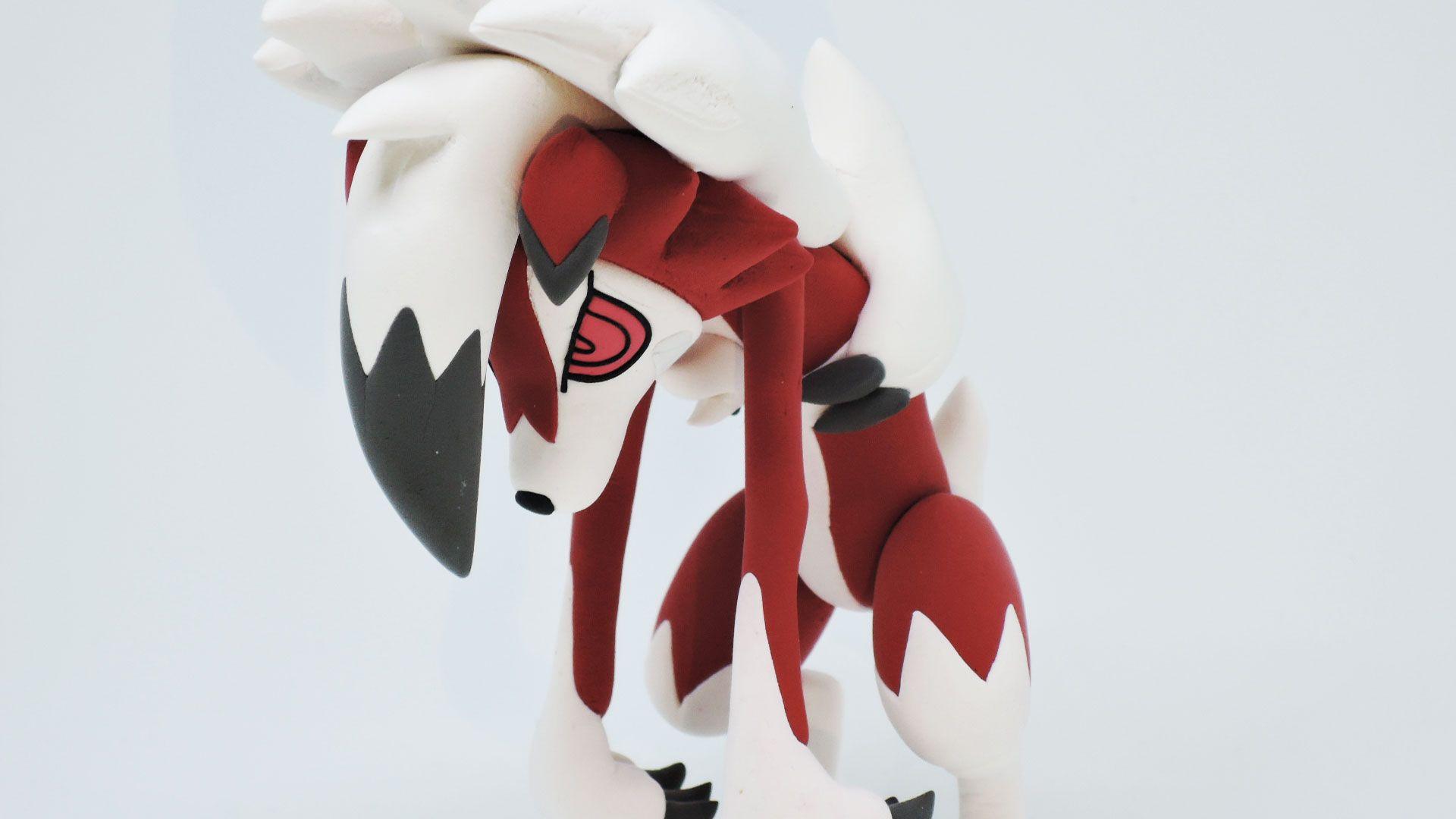 I made Lycanroc(midnight form) from Pokemon sun moon recently