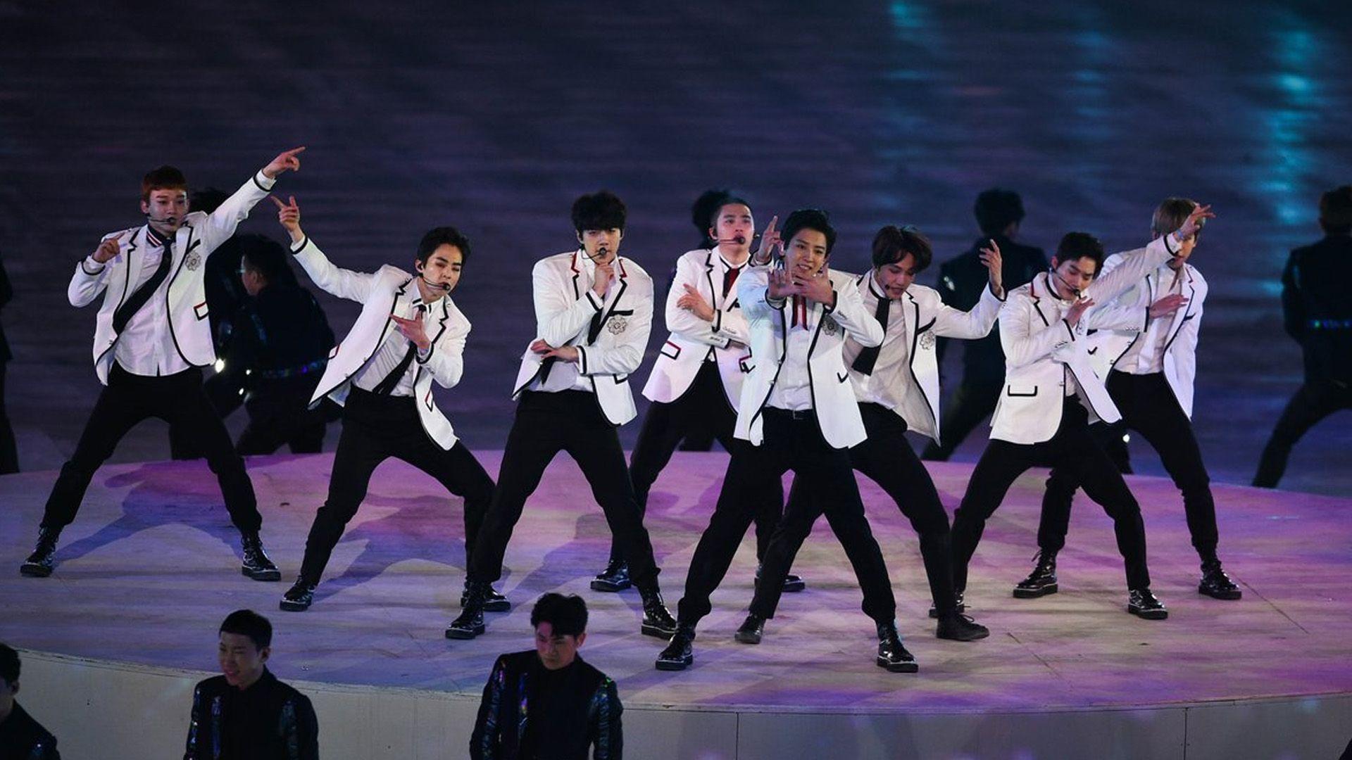 Kings Of K Pop EXO Outstanding Performance At Winter Olympics 2018