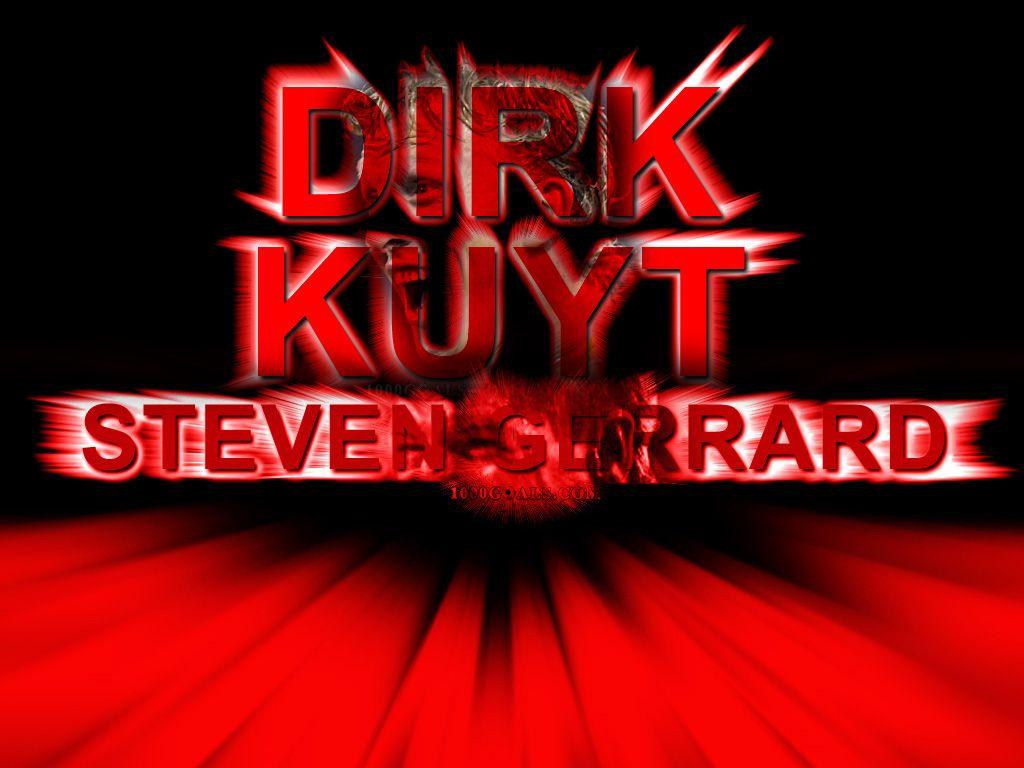 Steven Gerrard & Dirk Kuyt Liverpool wallpaper Goals