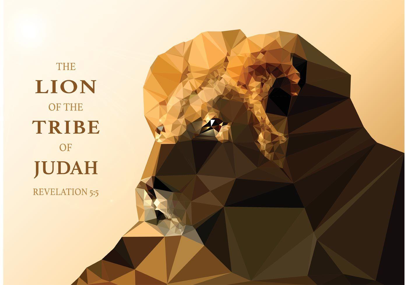 Free Vector Polygonal Lion Of Judah Wallpaper Free Vector