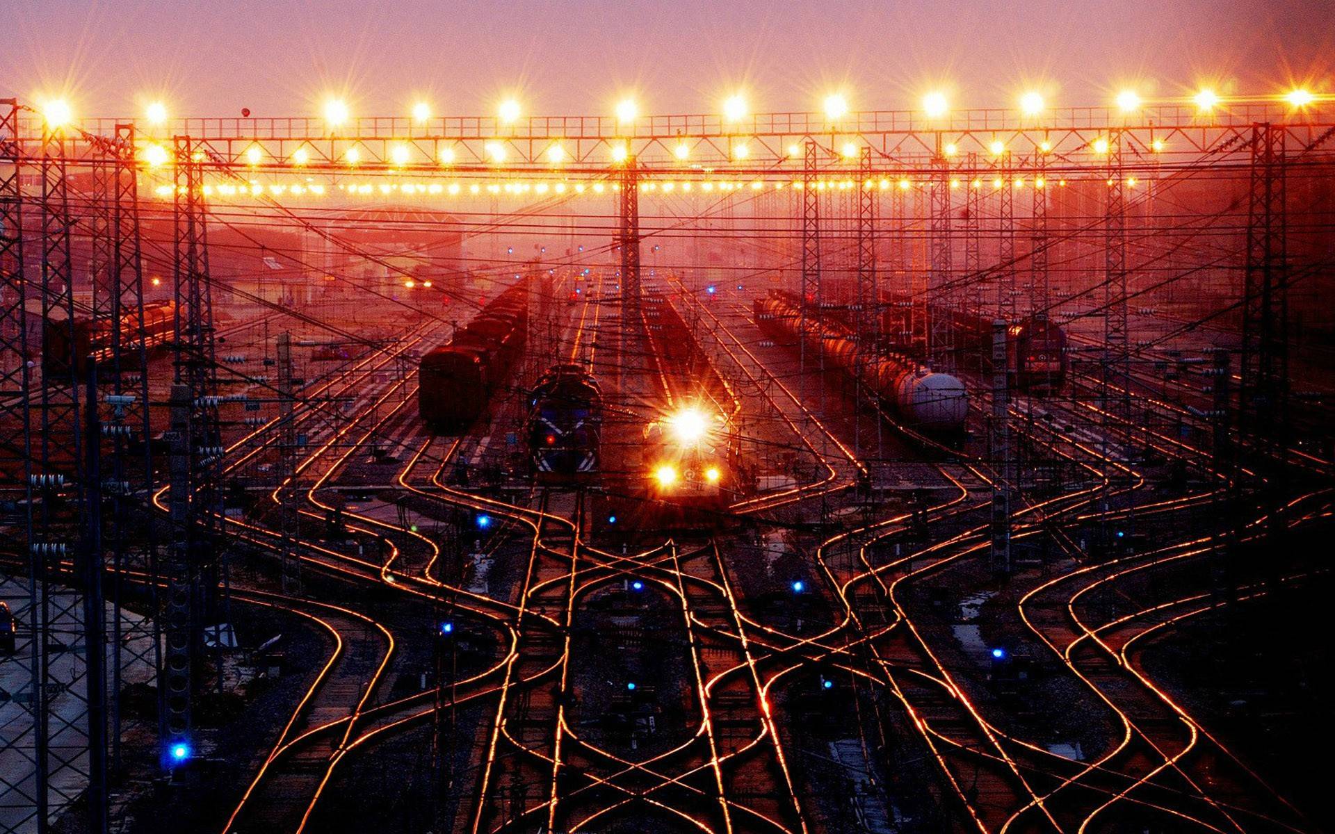 Trains 1080p image Animated Desktop Wallpaper