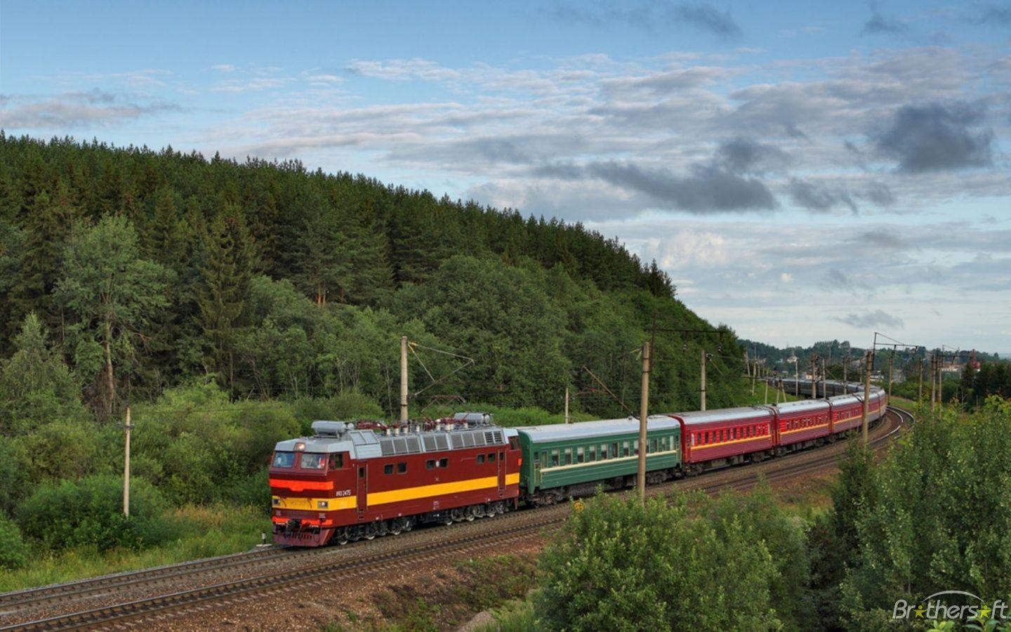 Download Free railway in the countryside wallpaper, railway in