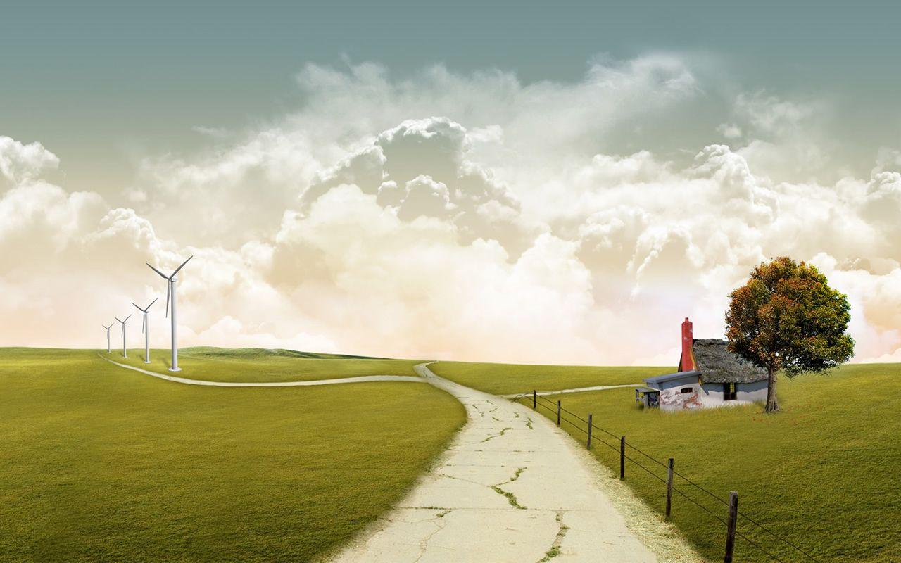 Beautiful Nature 3D Art #Wallpaper