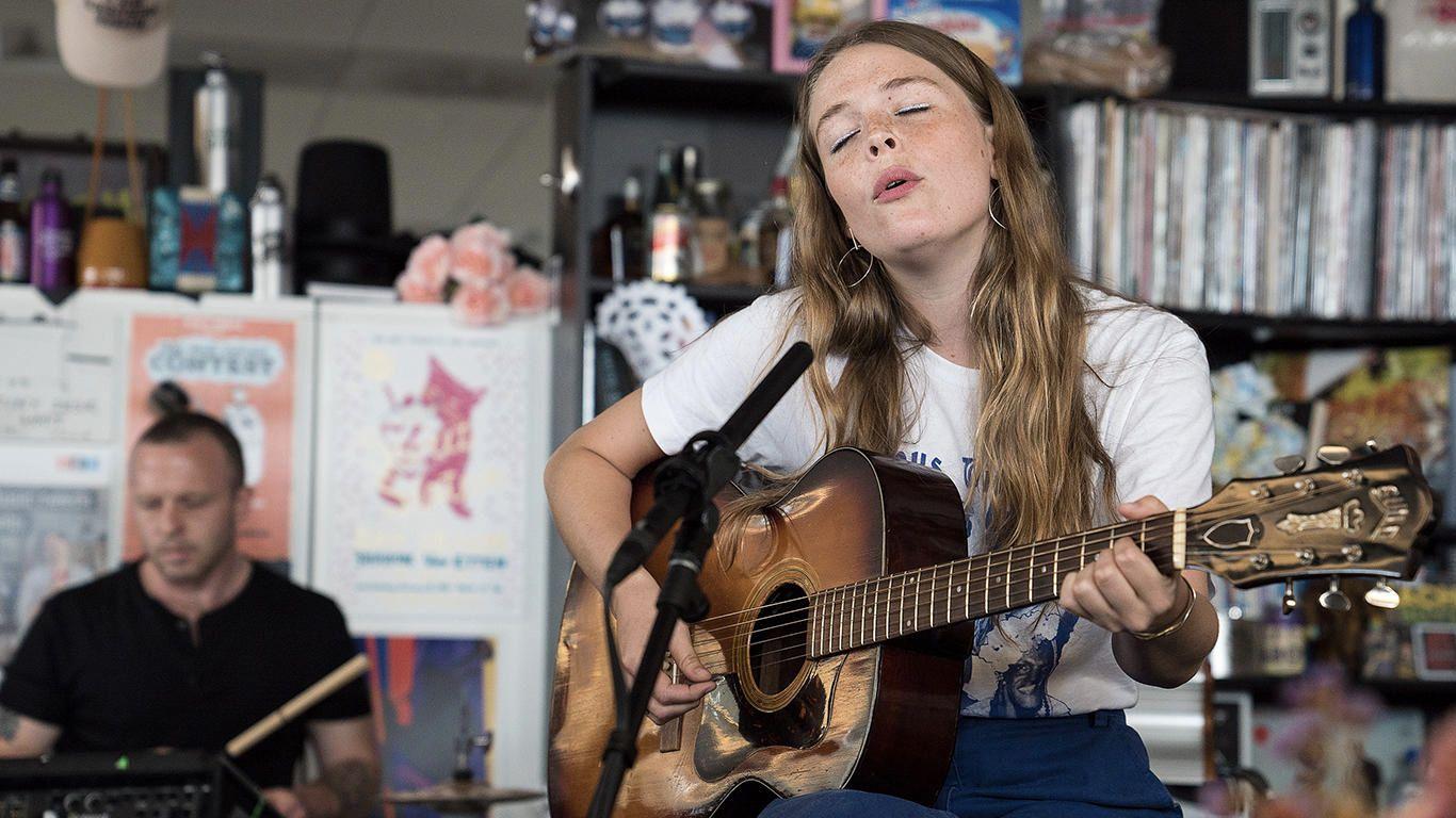 Maggie Rogers Performs For NPR Tiny Desk Series