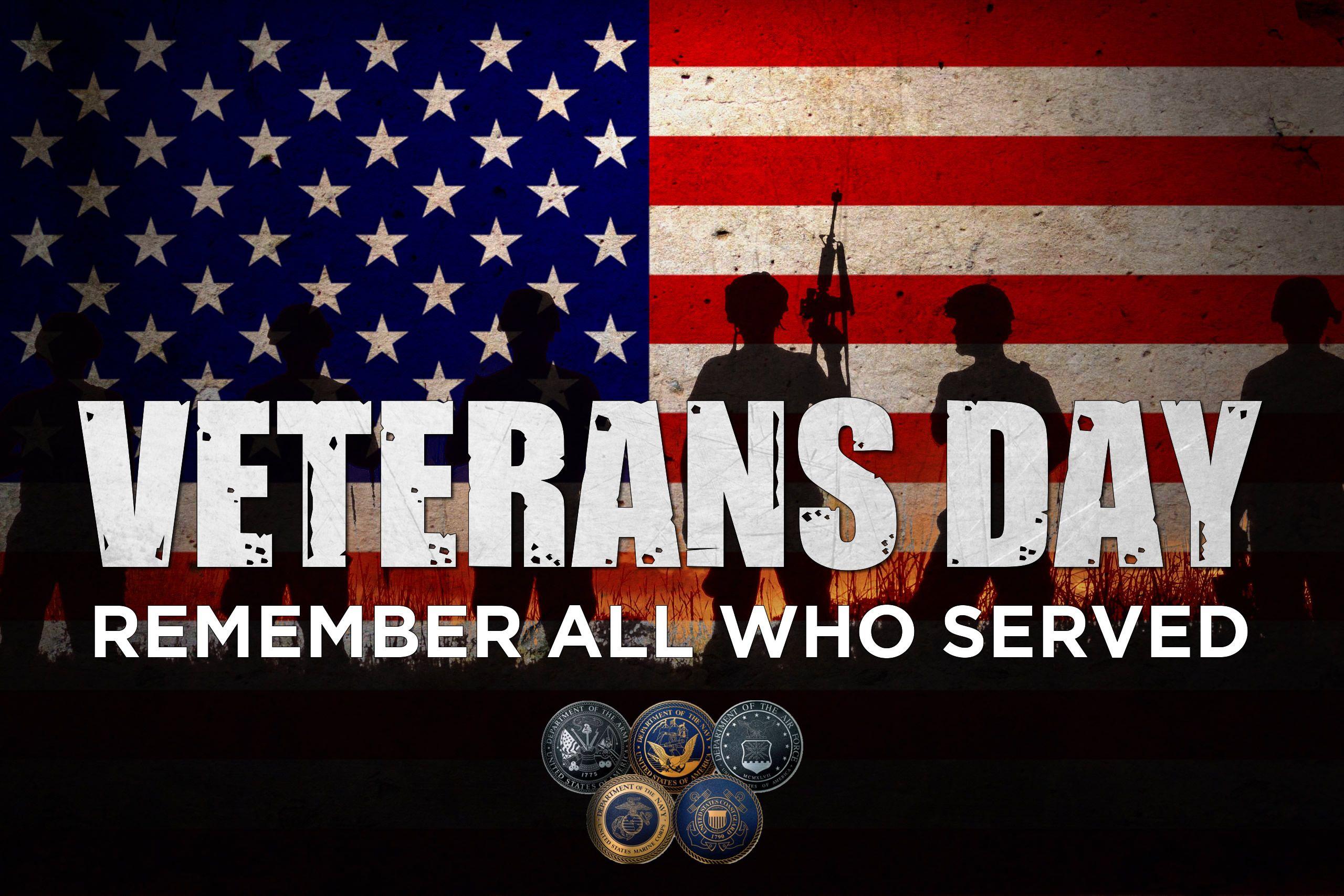 Happy Veterans Day Wallpaper Free for iPhone