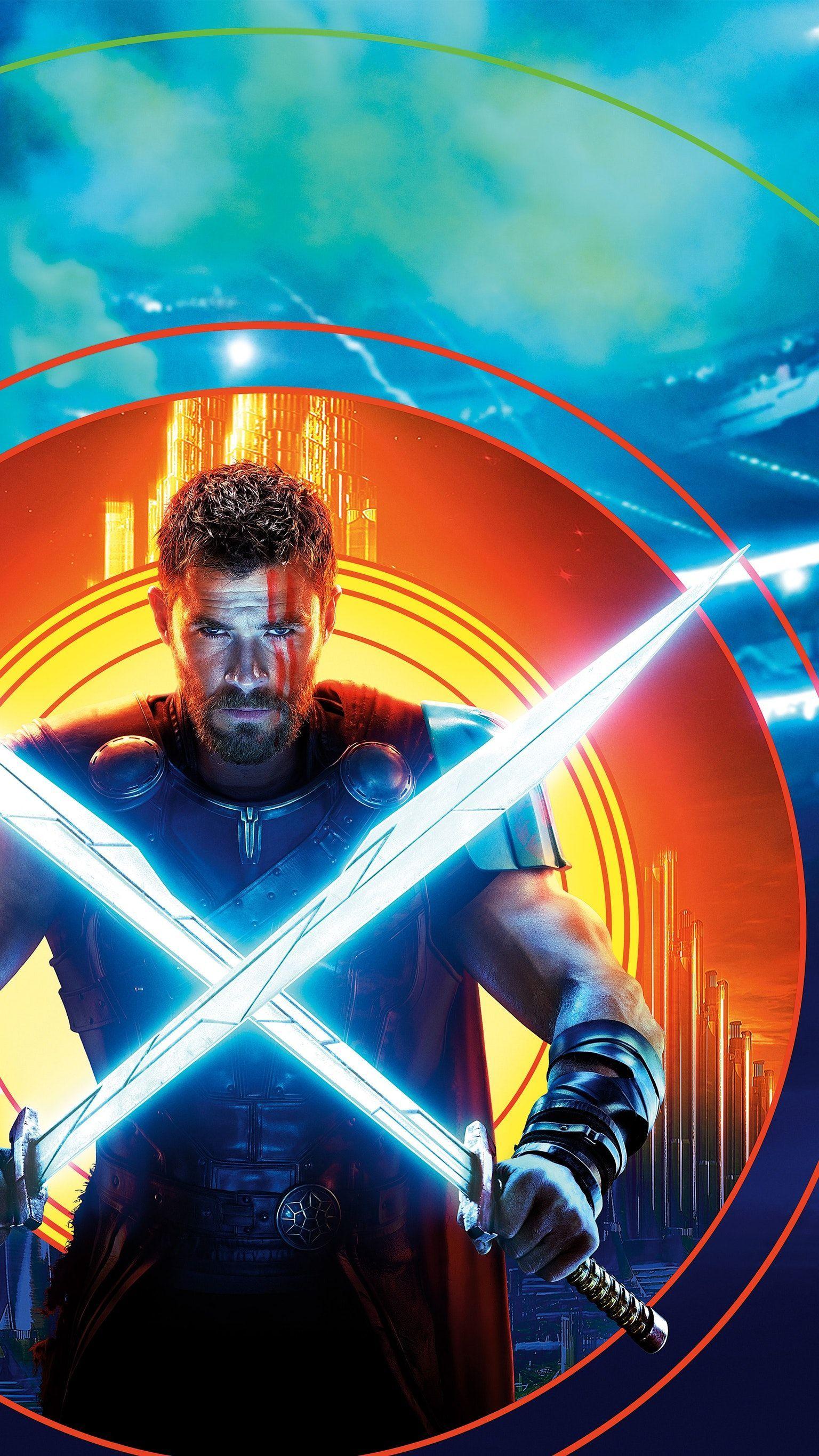 Thor: Ragnarok (2017) Phone Wallpaper. Marvel. Thor