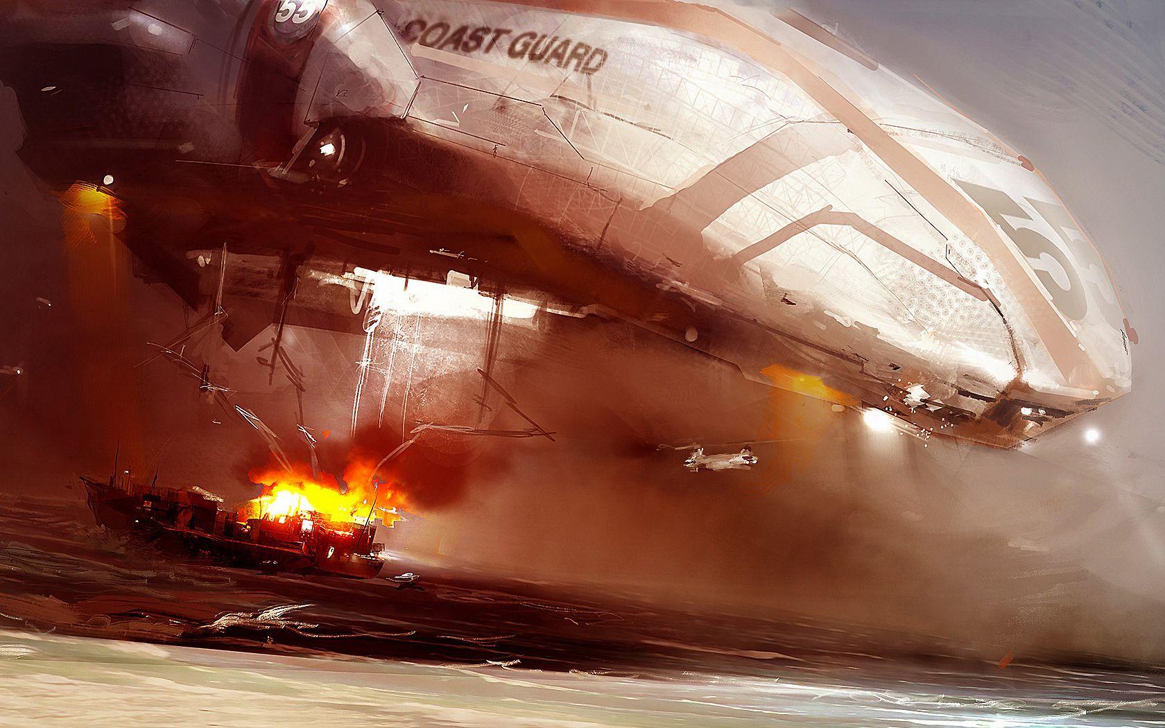 Coast Guard Background. Wizards Coast