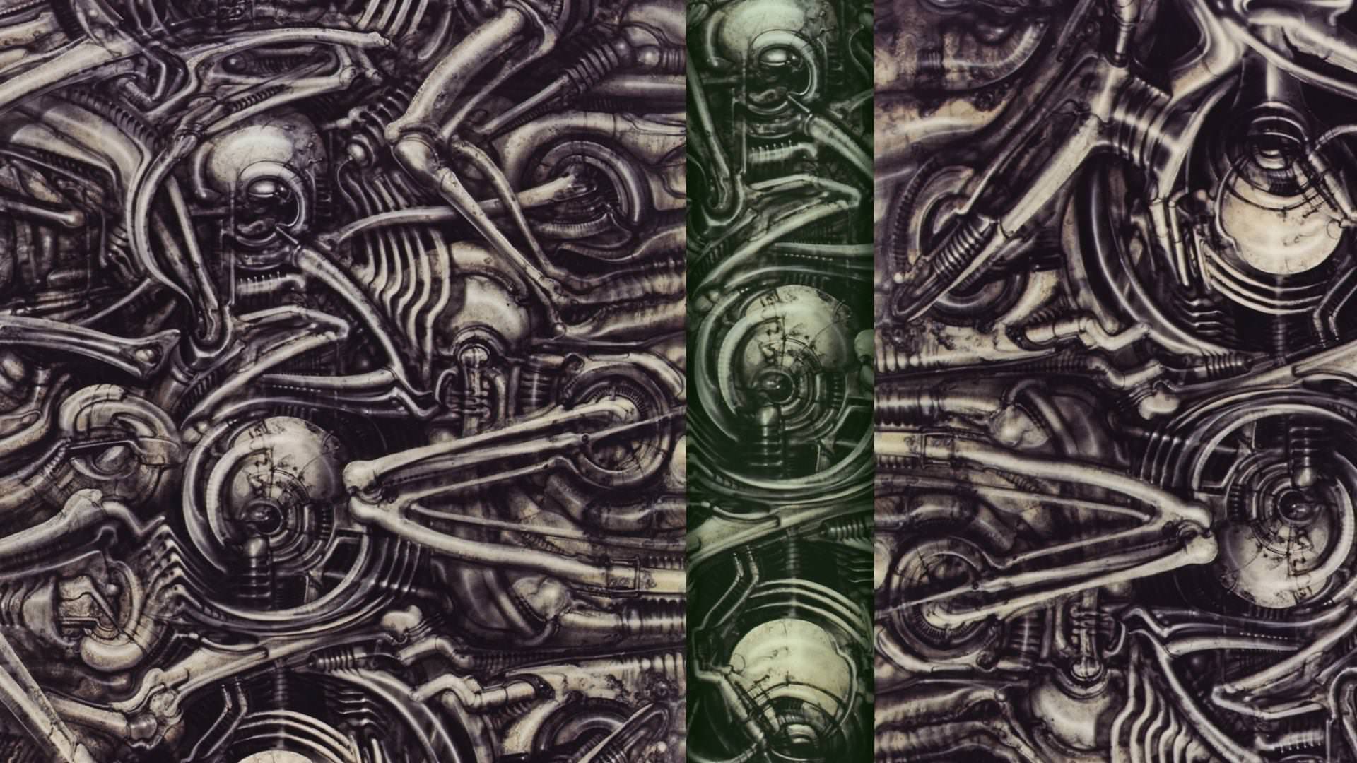 I made a colour changing wallpaper from HR Giger's work That is if