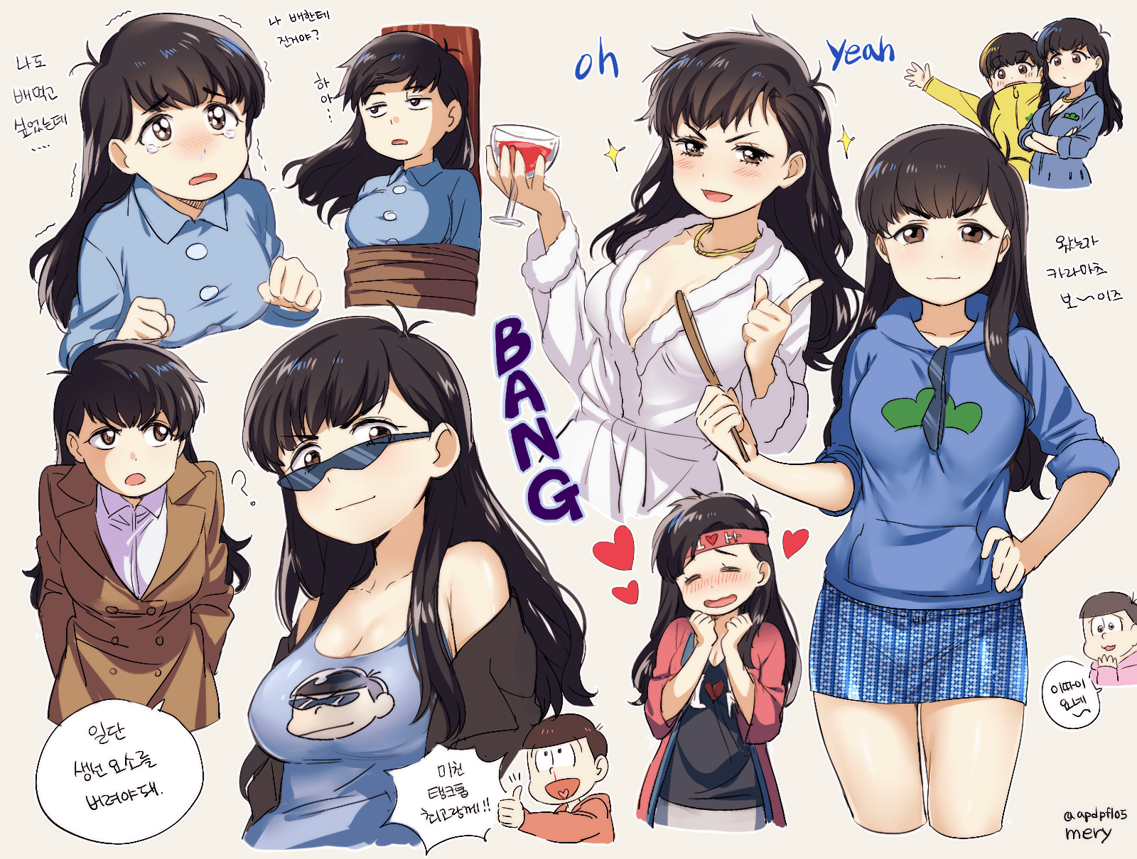 Osomatsu image Karamatsu genderbend HD wallpaper and background