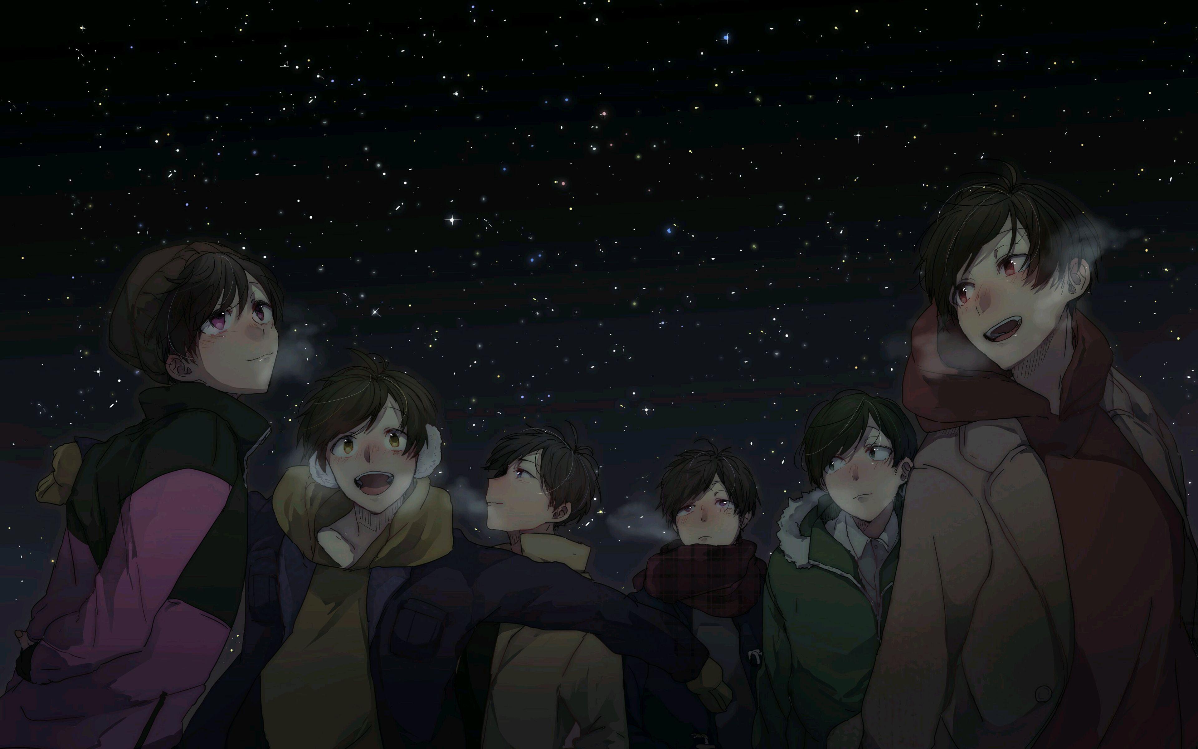 Download Wallpaper Osomatsu Kun, 4k, Manga, Anime Characters