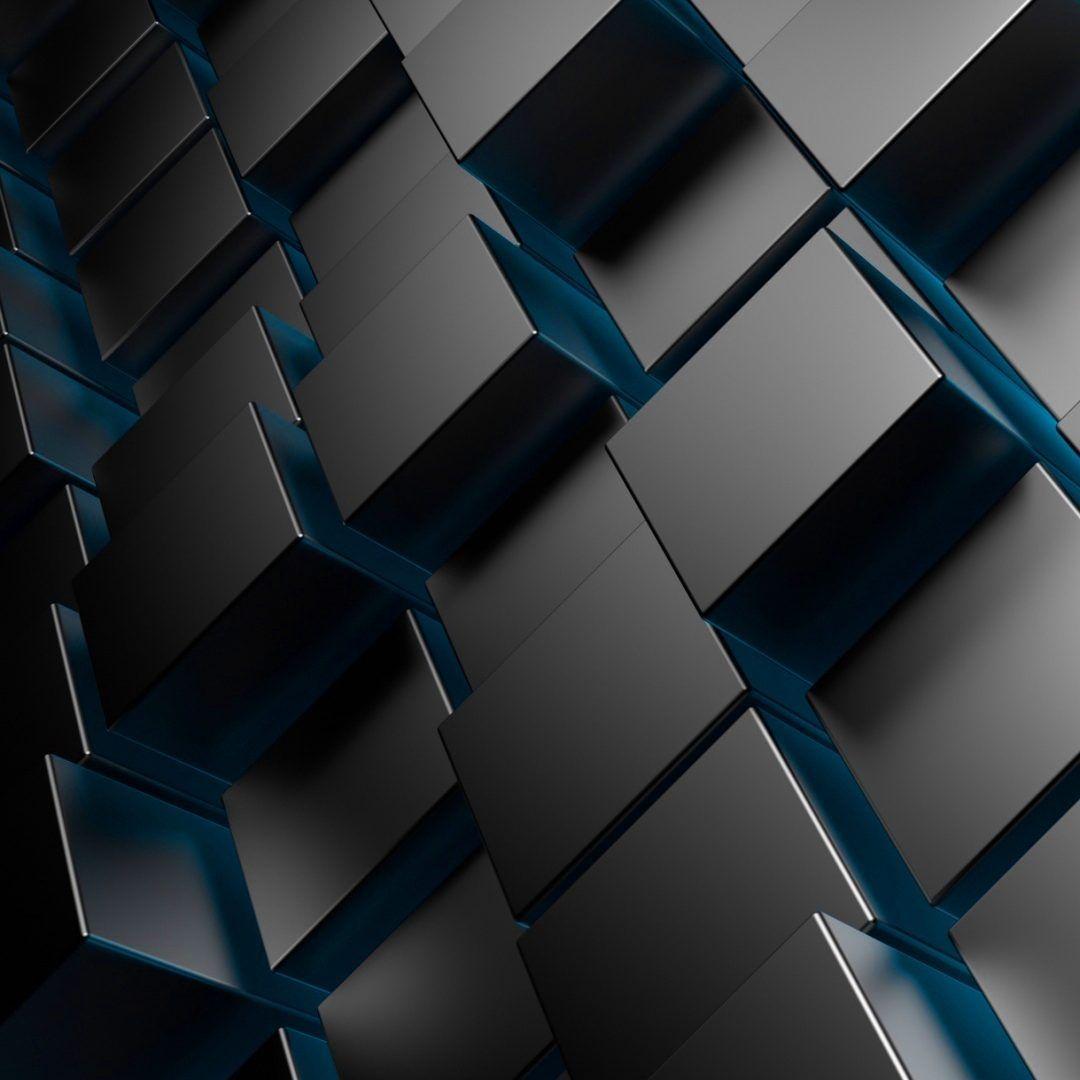 3D Metal Cubes 4K Full HD Desktop Wallpaper