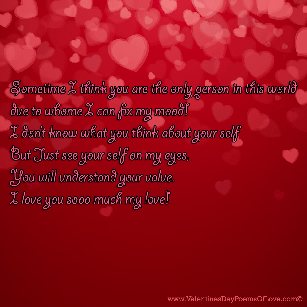 Quotes About Love Day Poems of Love