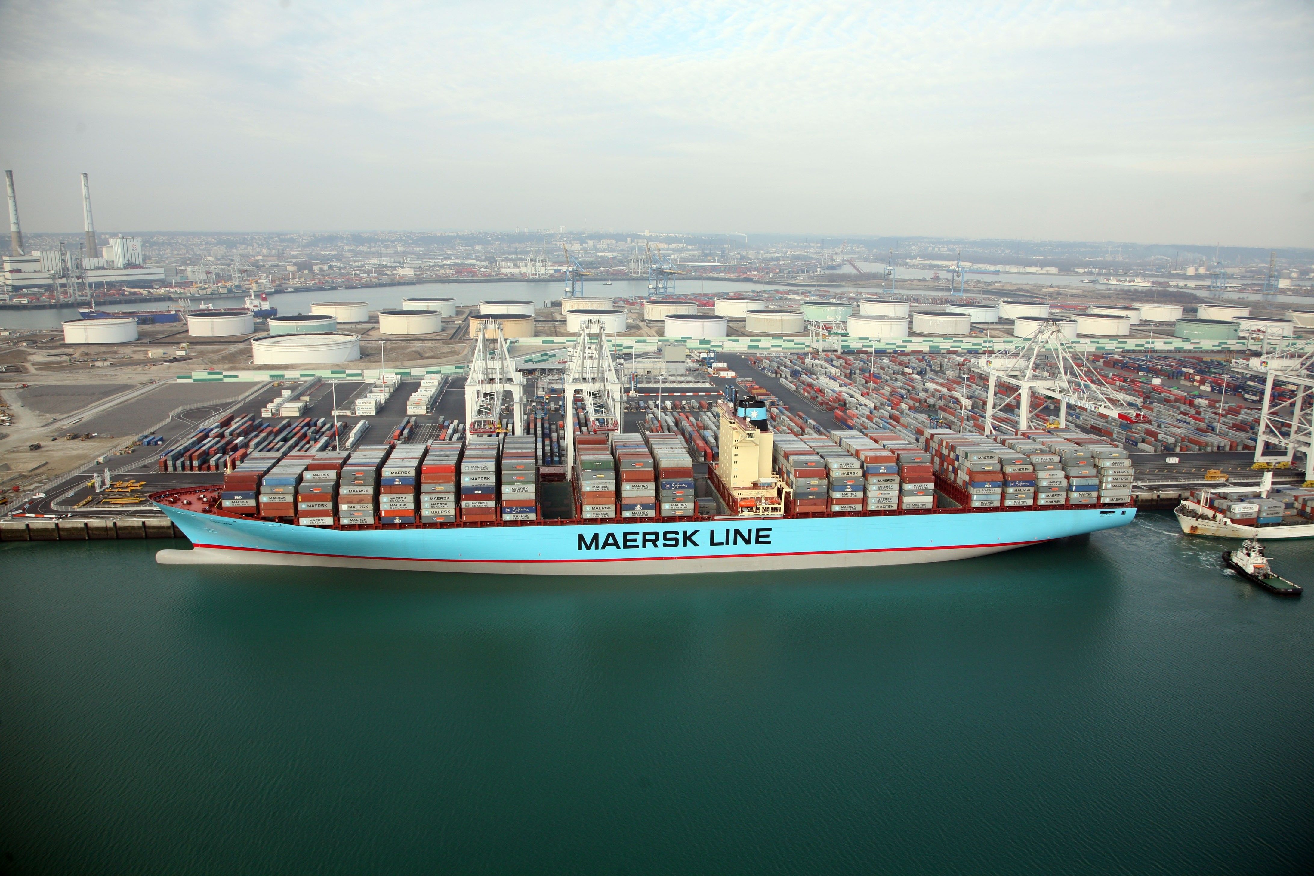 bay, container, maersk line, container ship wallpaper