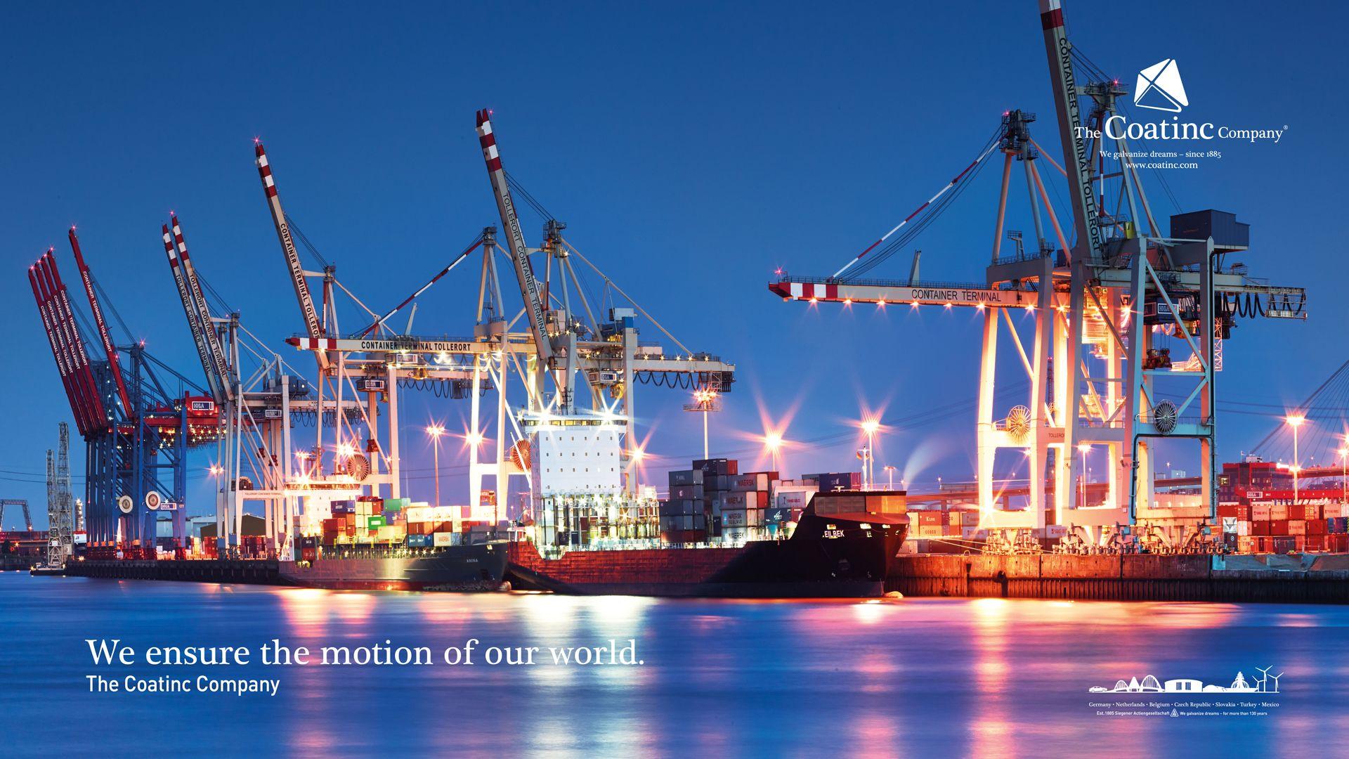 Container terminal Wallpaper 9 X 1080