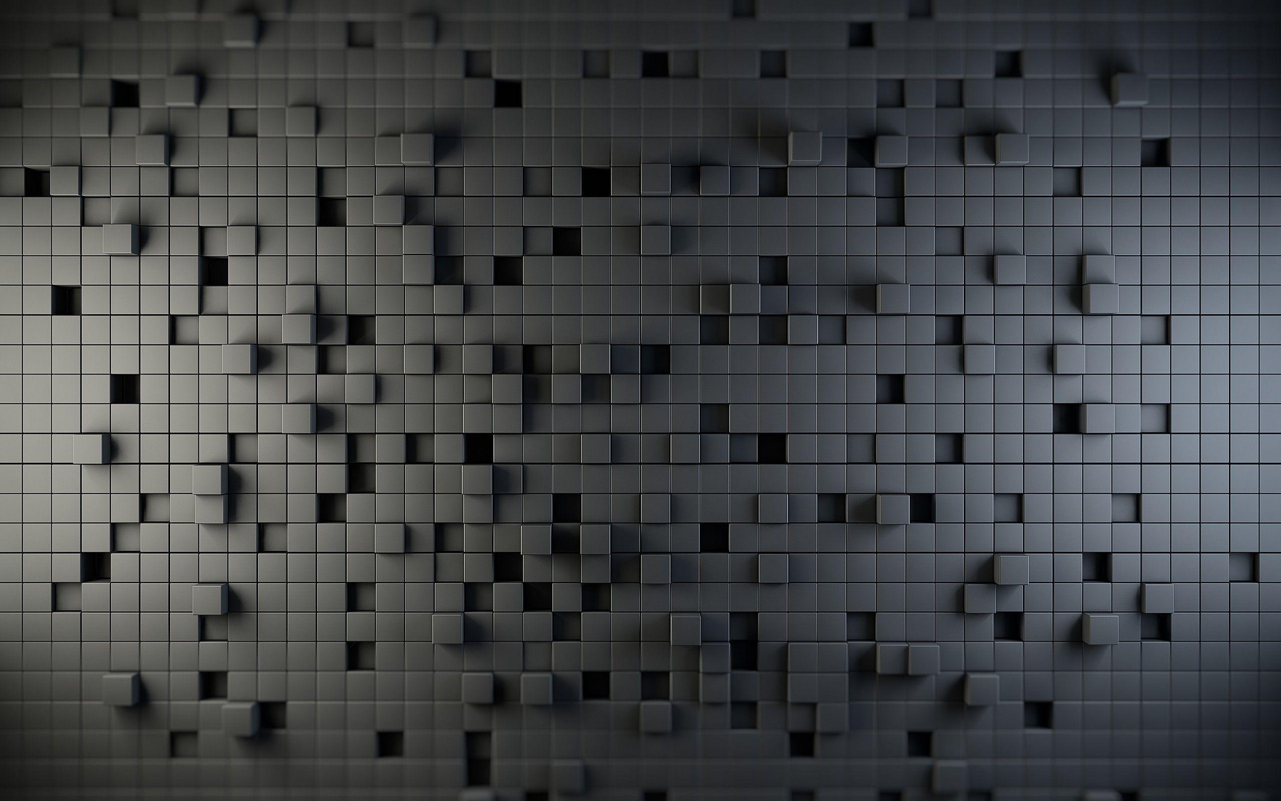 3D Cubes Wallpaperx1600