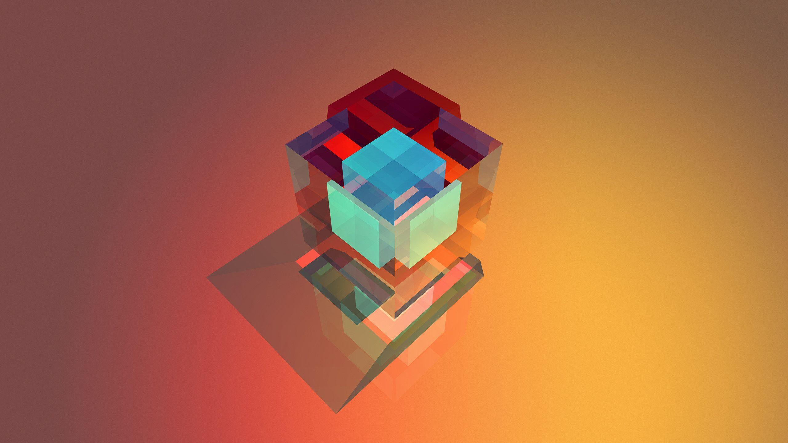 Abstract 3D Cube Wallpaperx1440