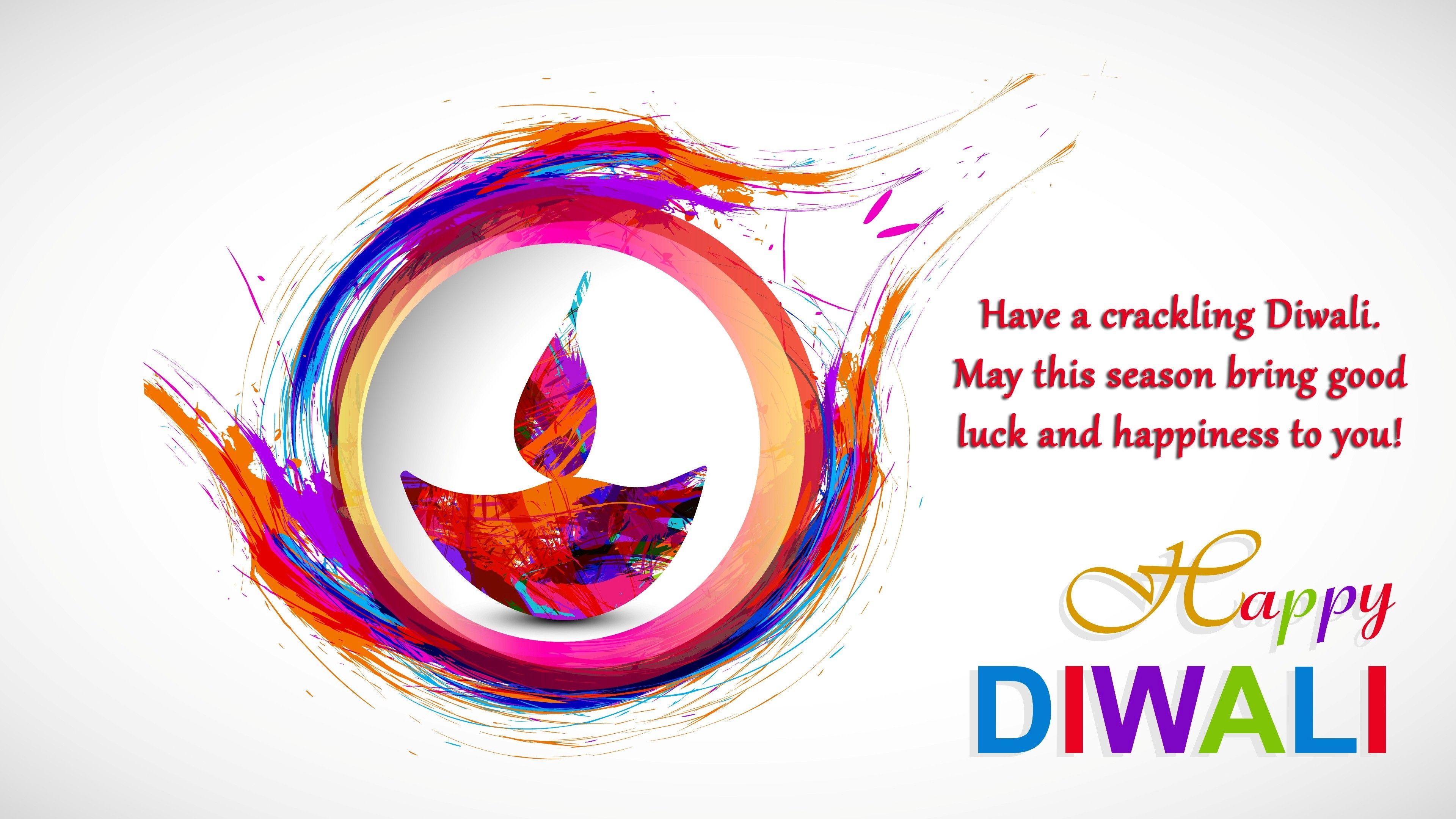 Happy Diwali Colorful HD Wallpaper